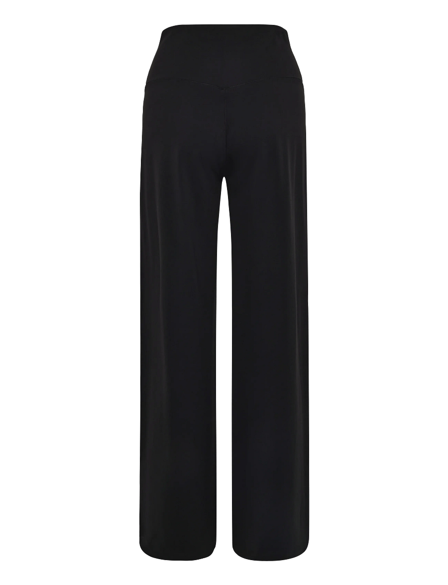 Weekday - Relaxed Sports Trousers - wide leg trousers - black - 2