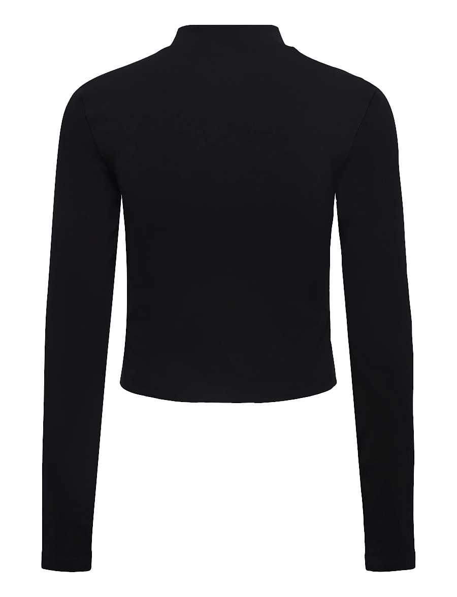 Weekday - Zipped Sports Jacket - crop tops - black - 1