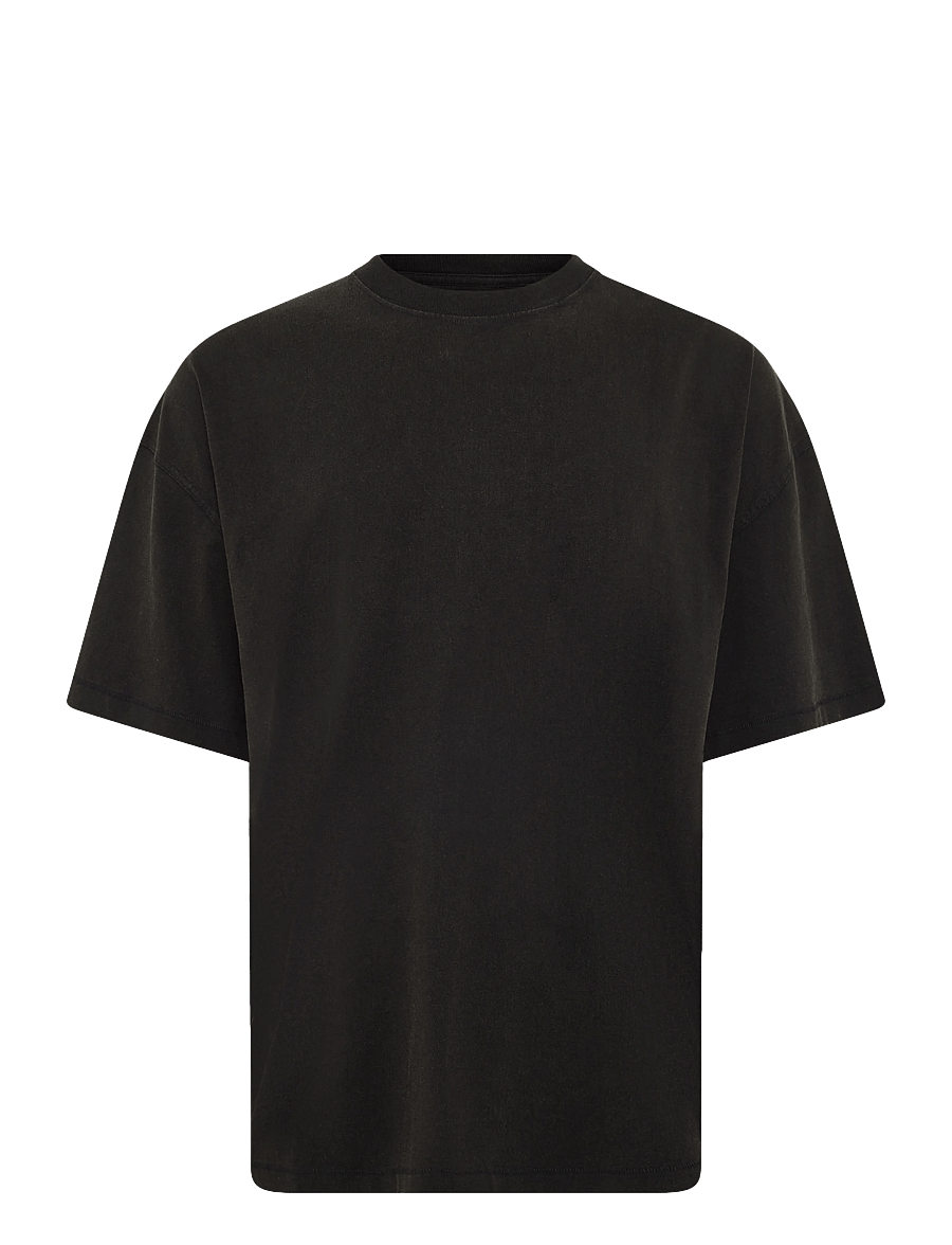 Weekday - Oversized Boxy T-Shirt - lühikeste varrukatega t-särgid - black - 0