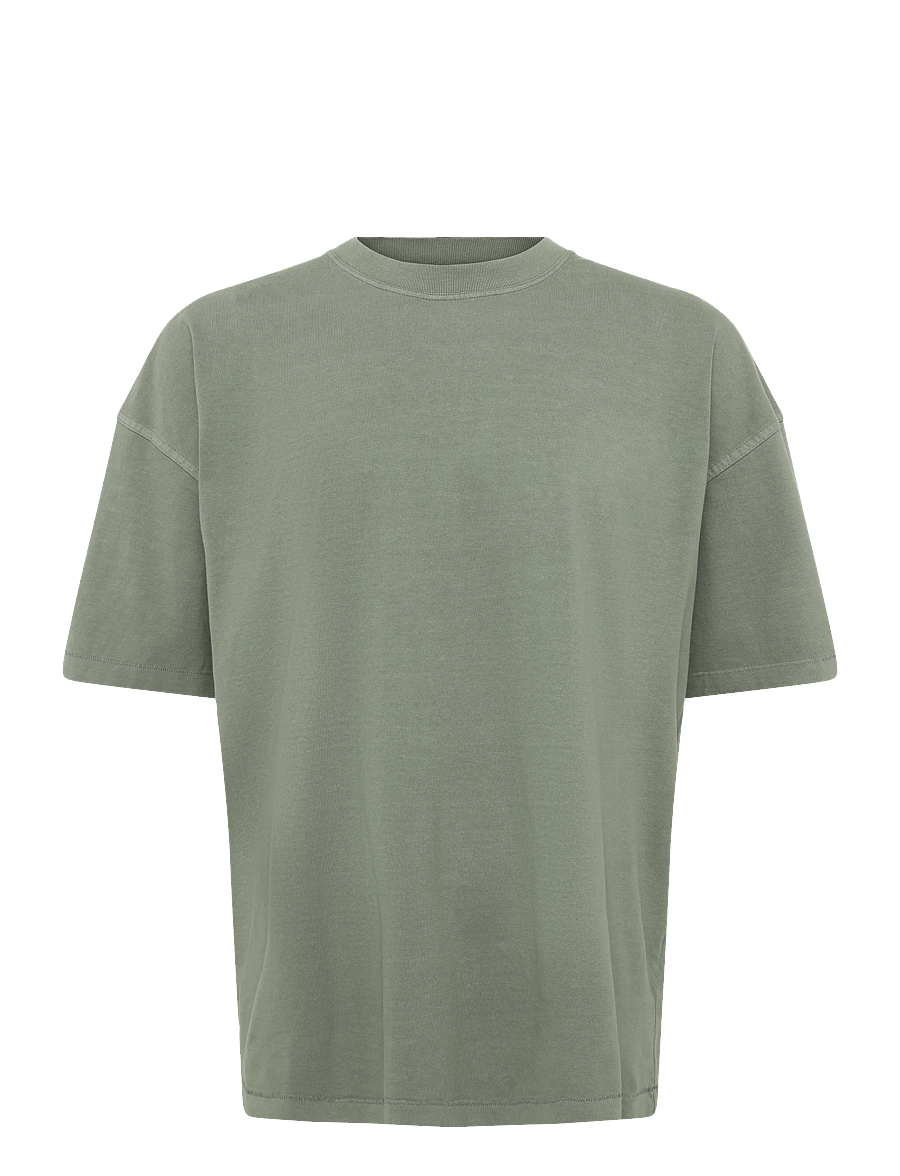 Weekday - Oversized Boxy T-Shirt - kortærmede t-shirts - khaki green - 0