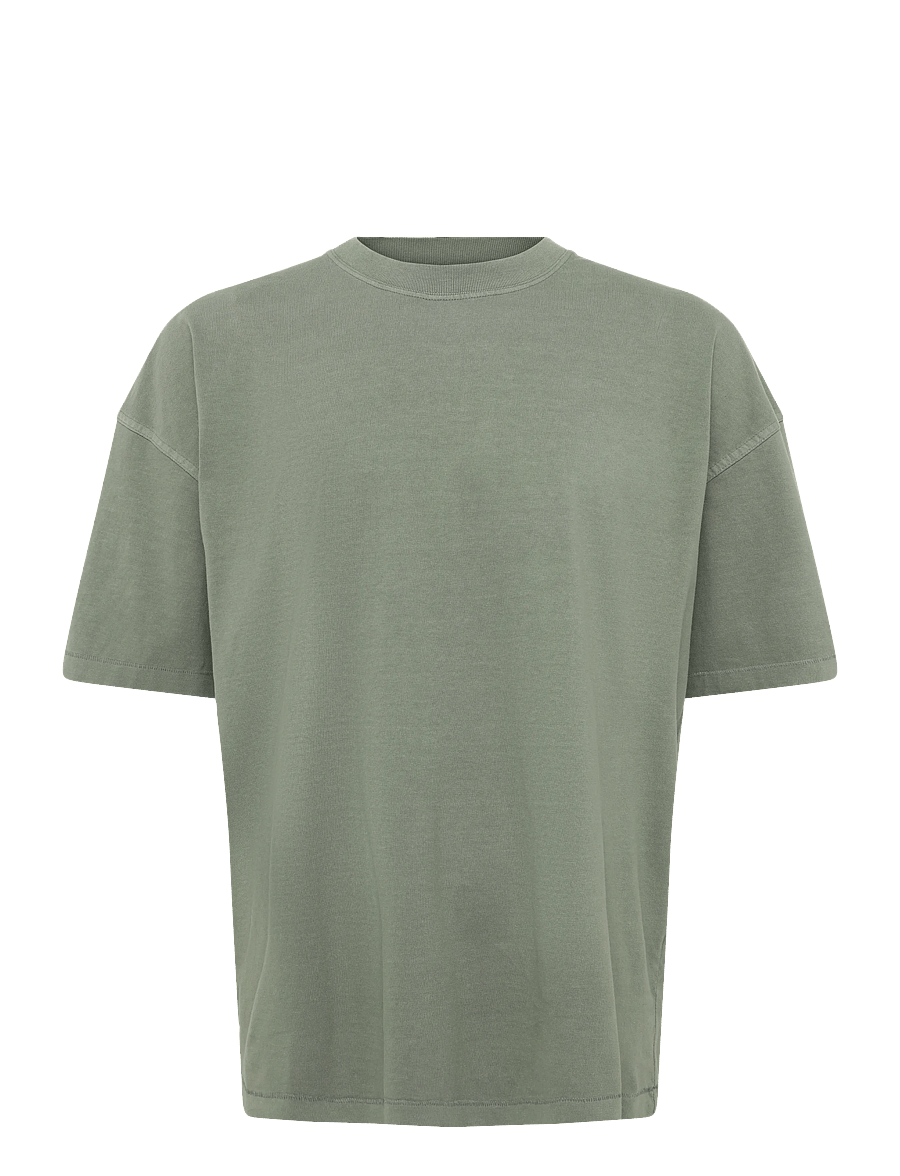 Weekday - Oversized Boxy T-Shirt - lühikeste varrukatega t-särgid - khaki green - 0