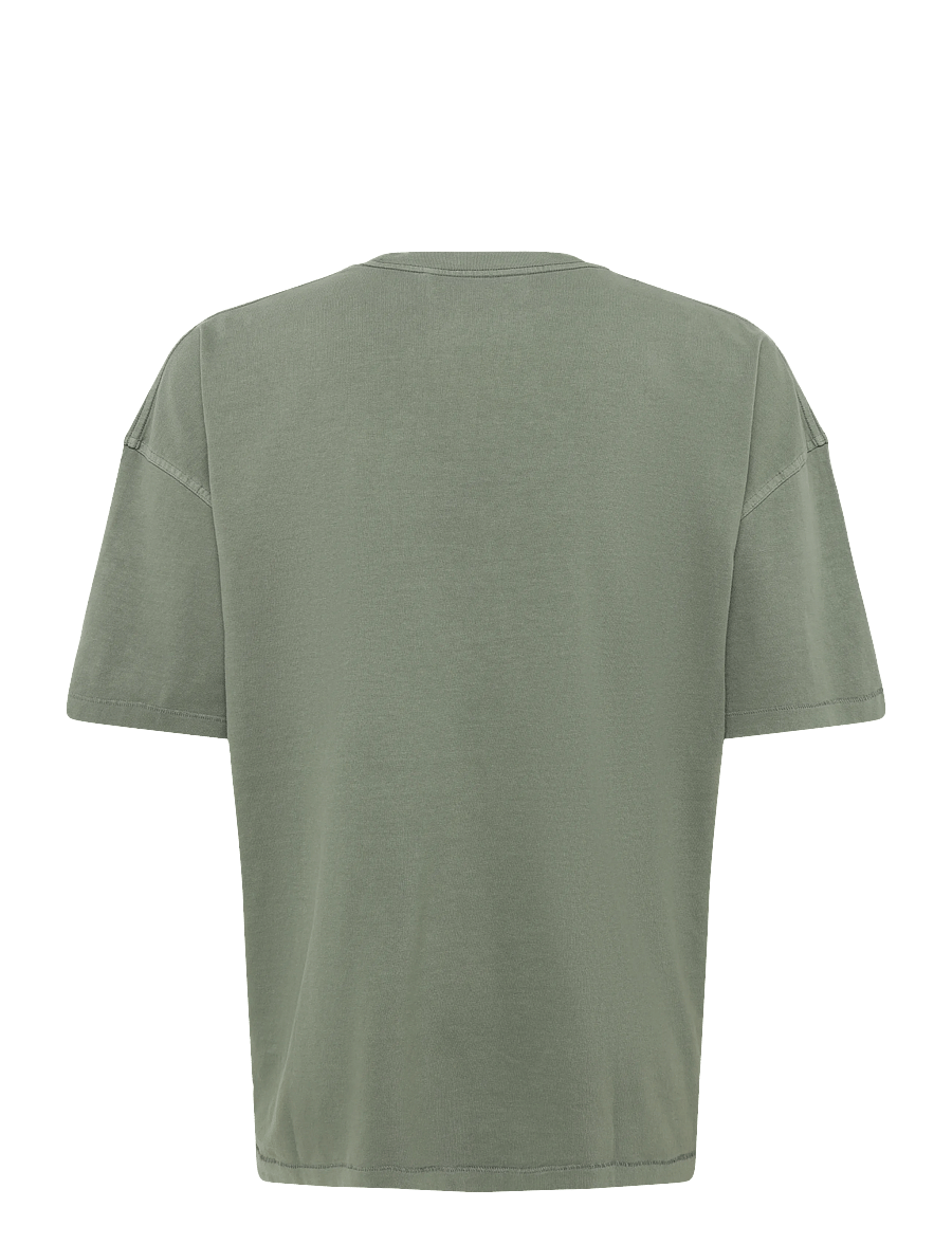 Weekday - Oversized Boxy T-Shirt - lühikeste varrukatega t-särgid - khaki green - 1