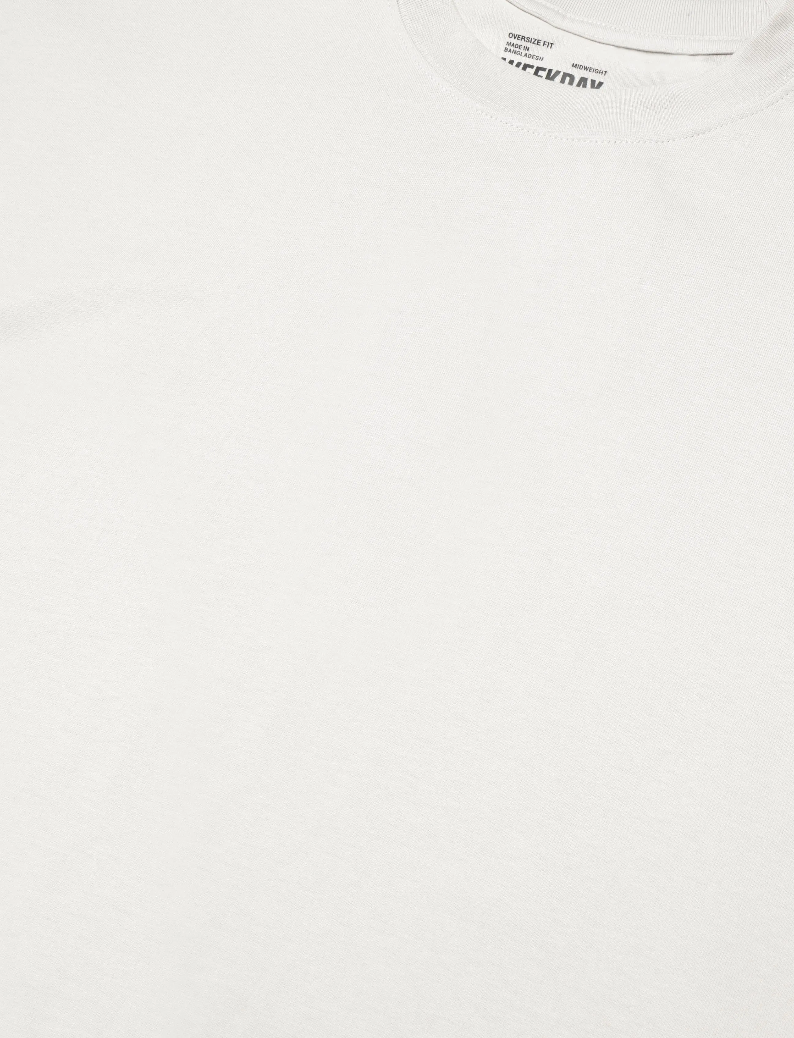 Weekday - Oversized Boxy T-Shirt - kurzärmelige t-shirts - light grey - 2
