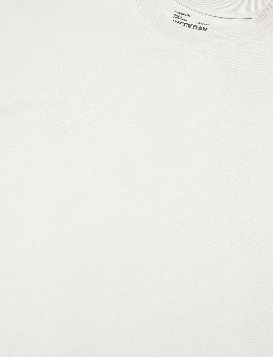 Weekday - Oversized Boxy T-Shirt - kurzärmelige t-shirts - light grey - 2