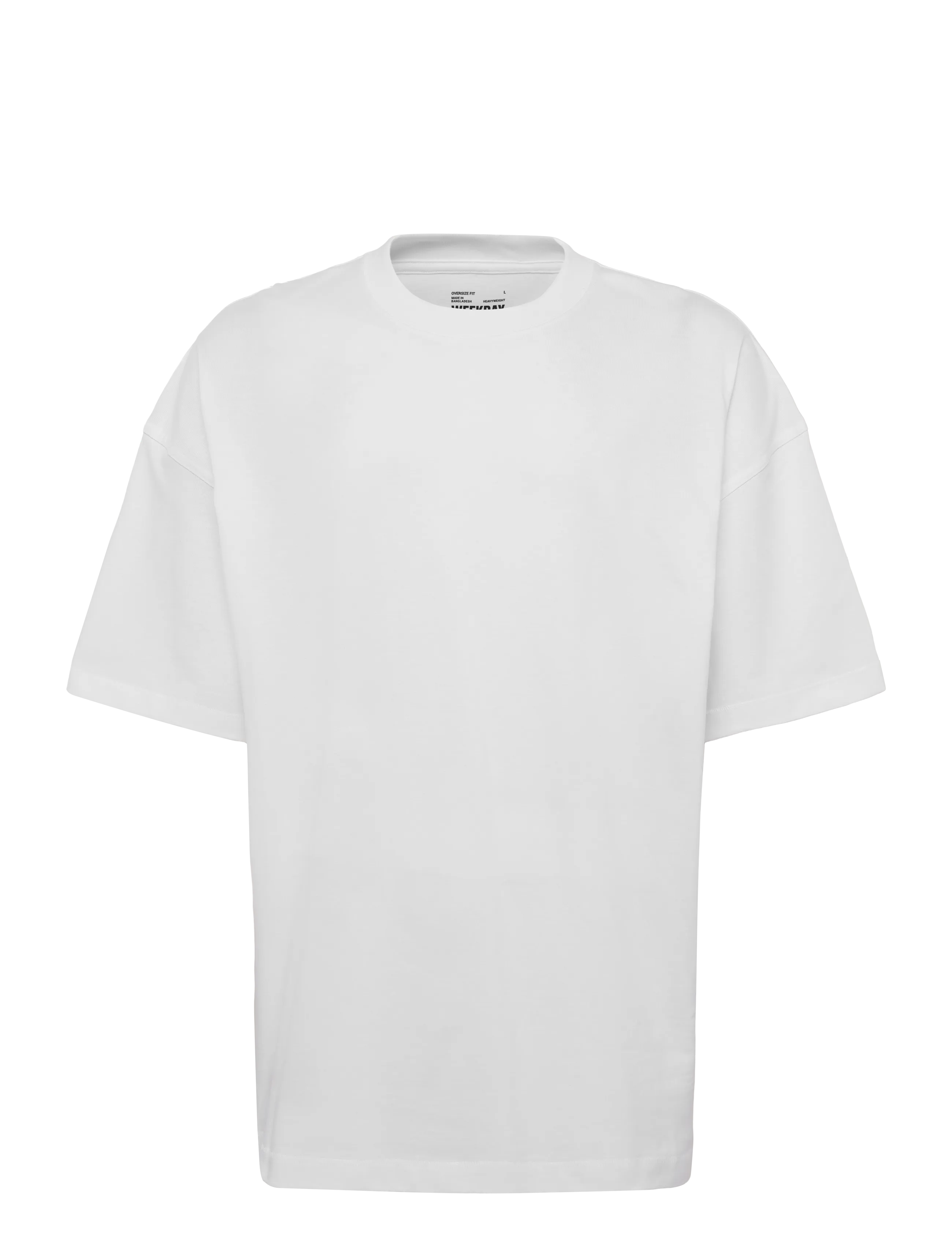 Weekday Oversized Boxy T-Shirt, Mænd, Oversized Boxy T-Shirt, Hvid, Str: XS