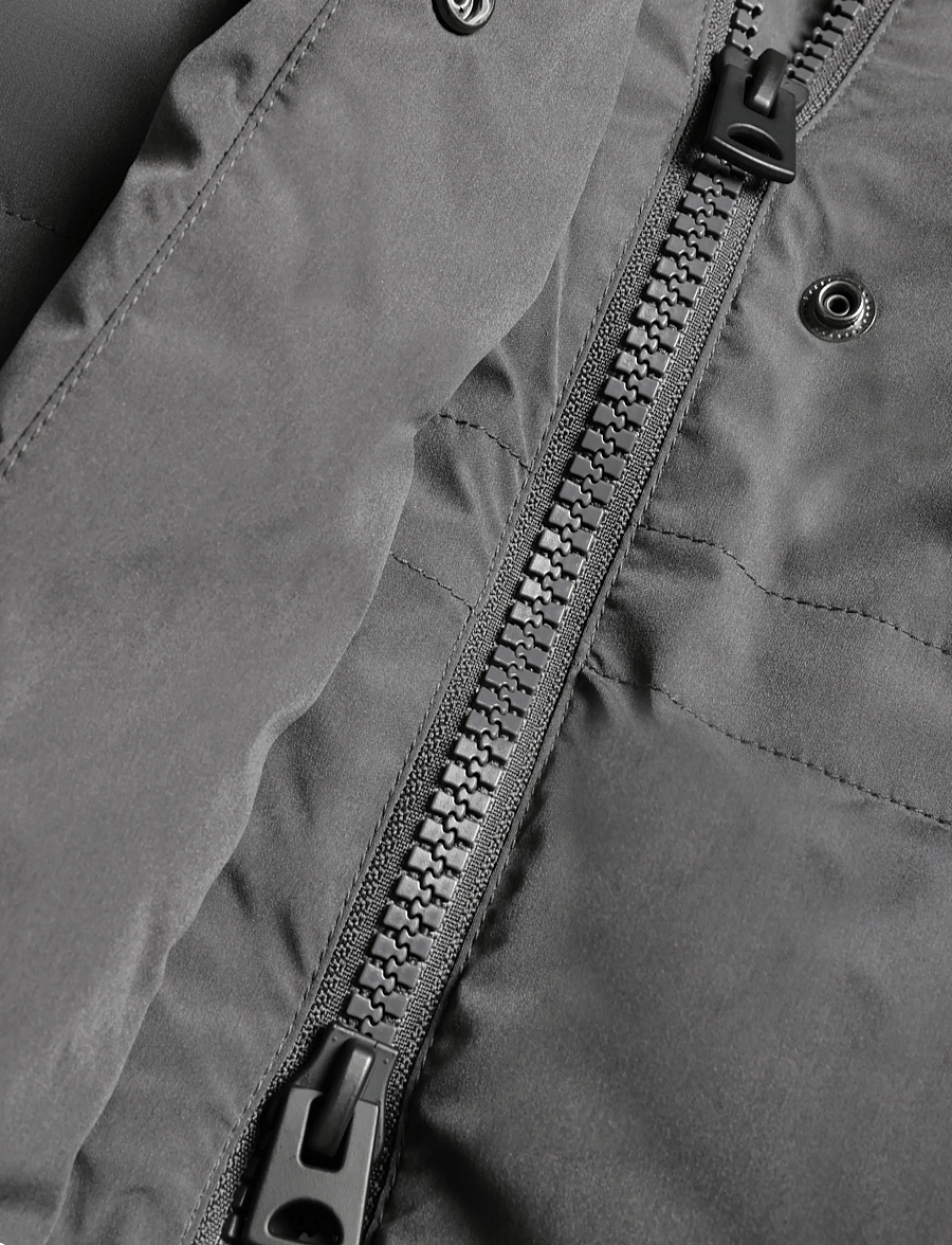 Weekday - Dust Waisted Puffer Jacket - vinterjakker - dark grey - 4