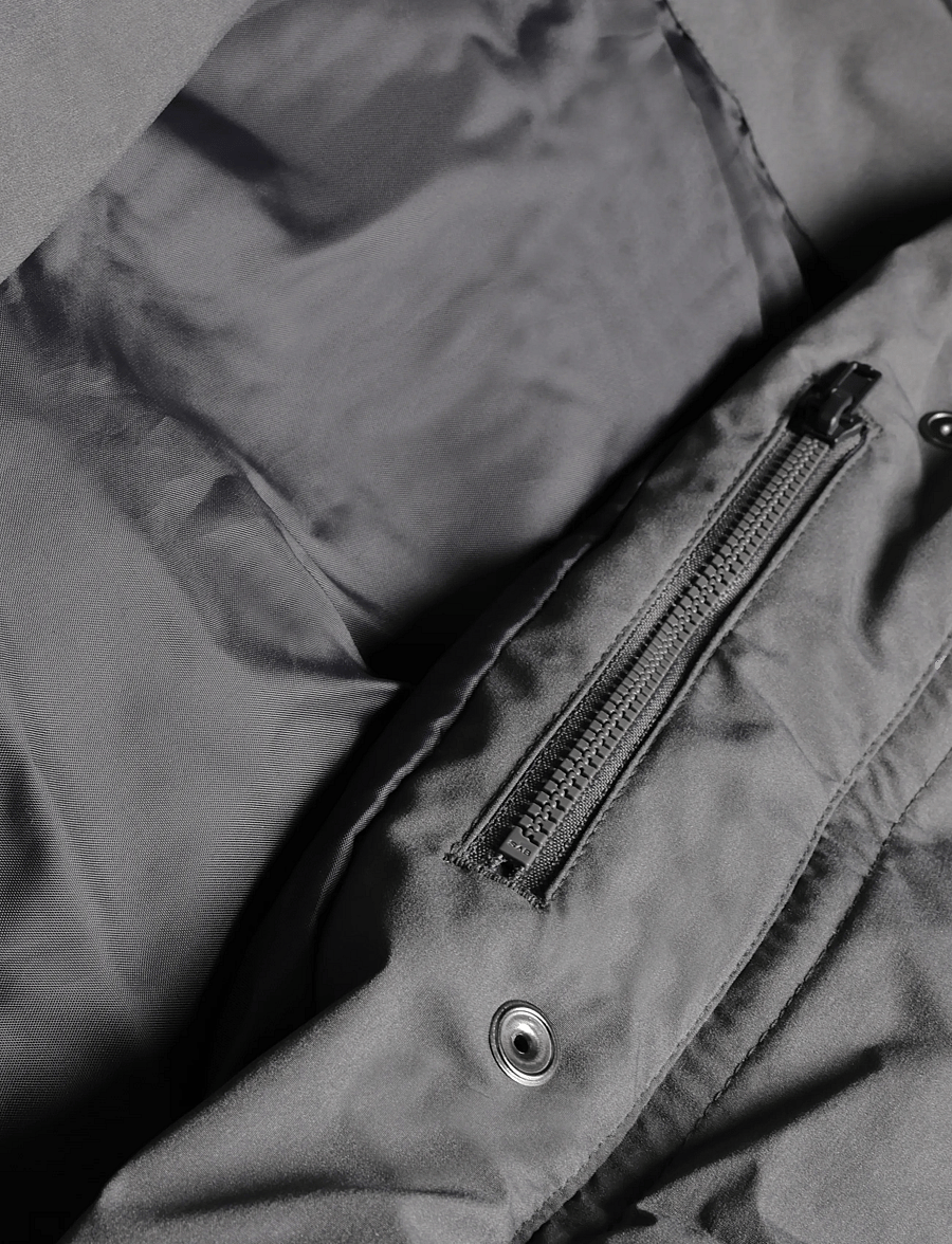 Weekday - Dust Waisted Puffer Jacket - vinterjakker - dark grey - 5
