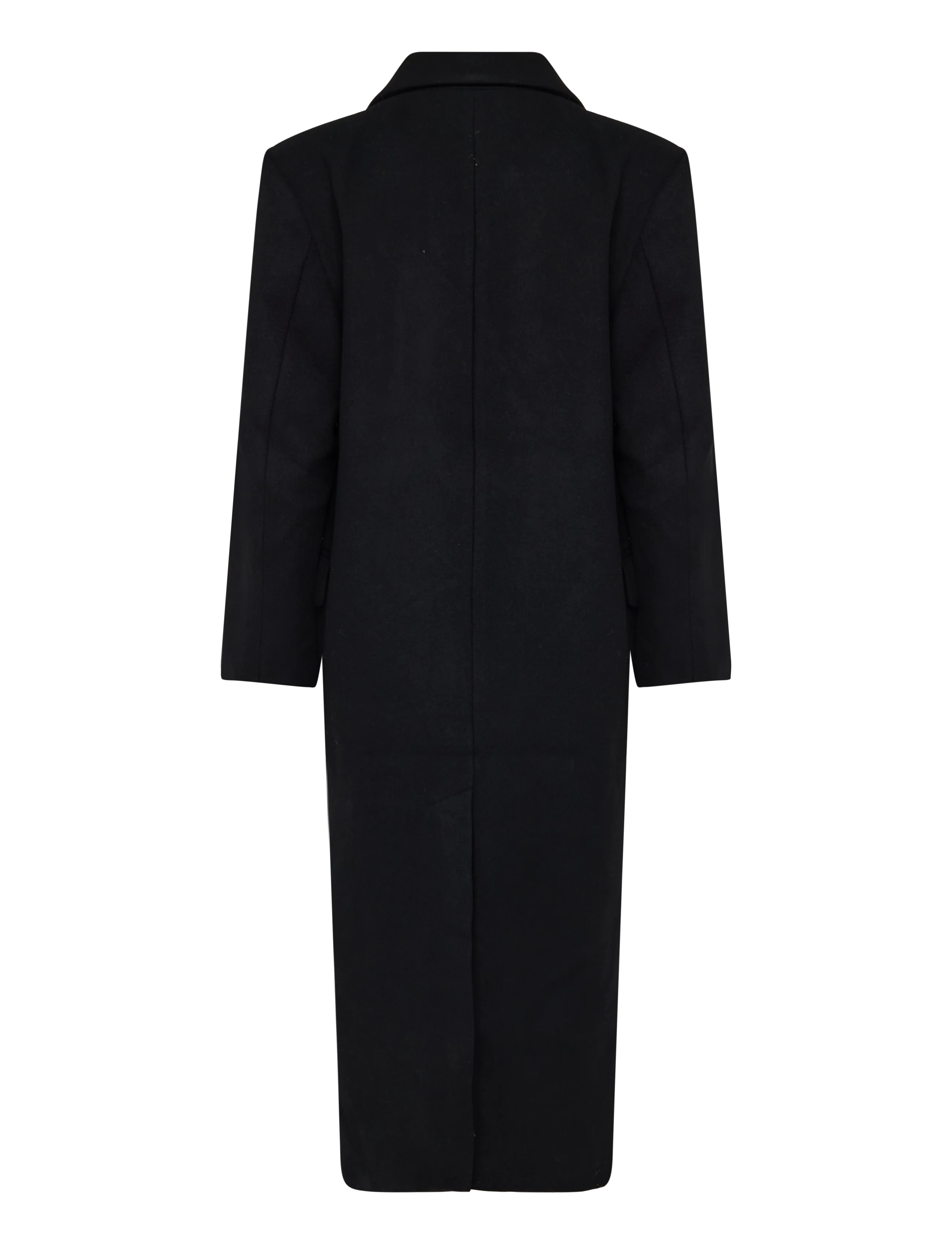 Weekday - Logan Double-Breasted Wool-Blend Coat - winter jackets - black - 1