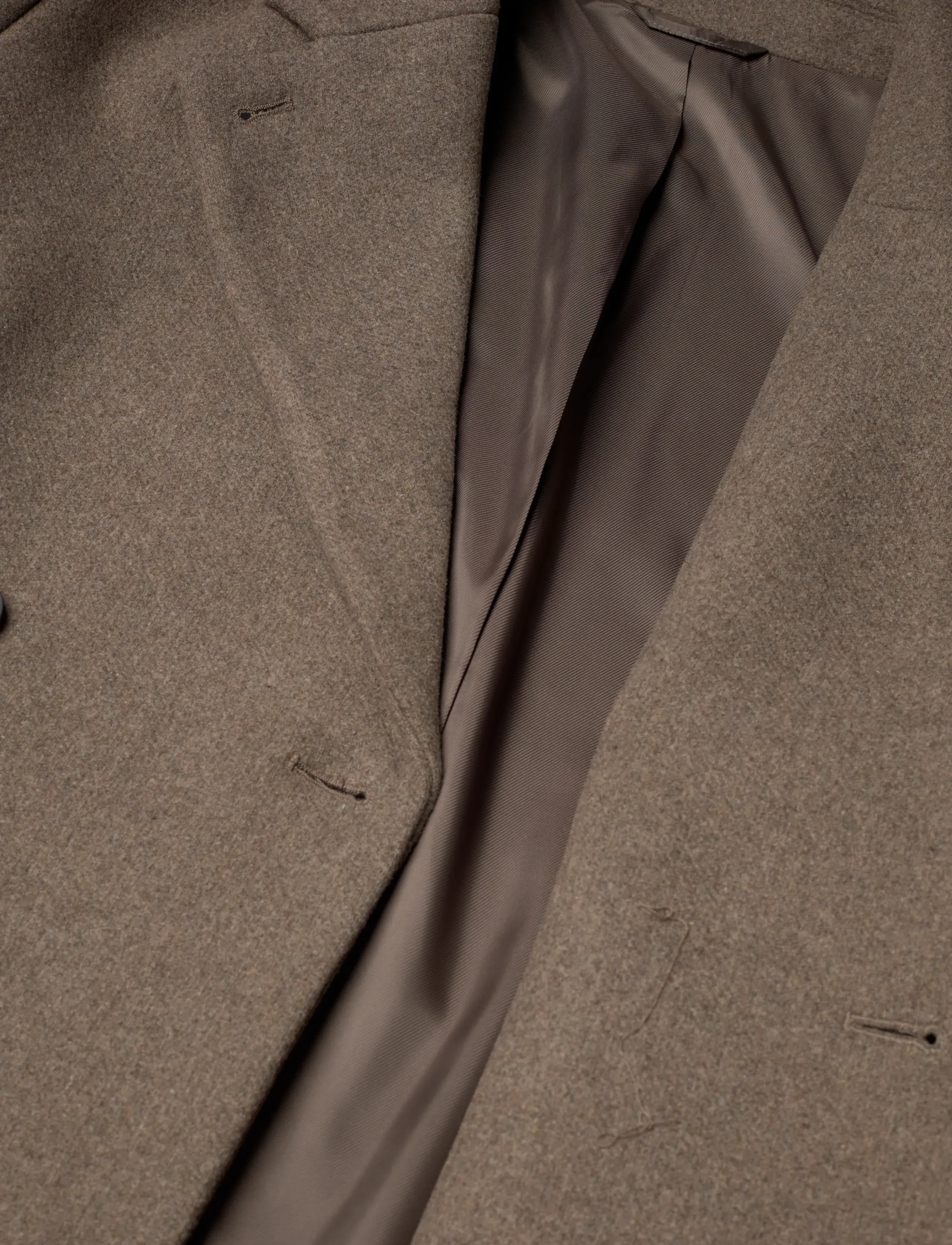 Weekday - Logan Double-Breasted Wool-Blend Coat - vinterjakker - mole melange - 4