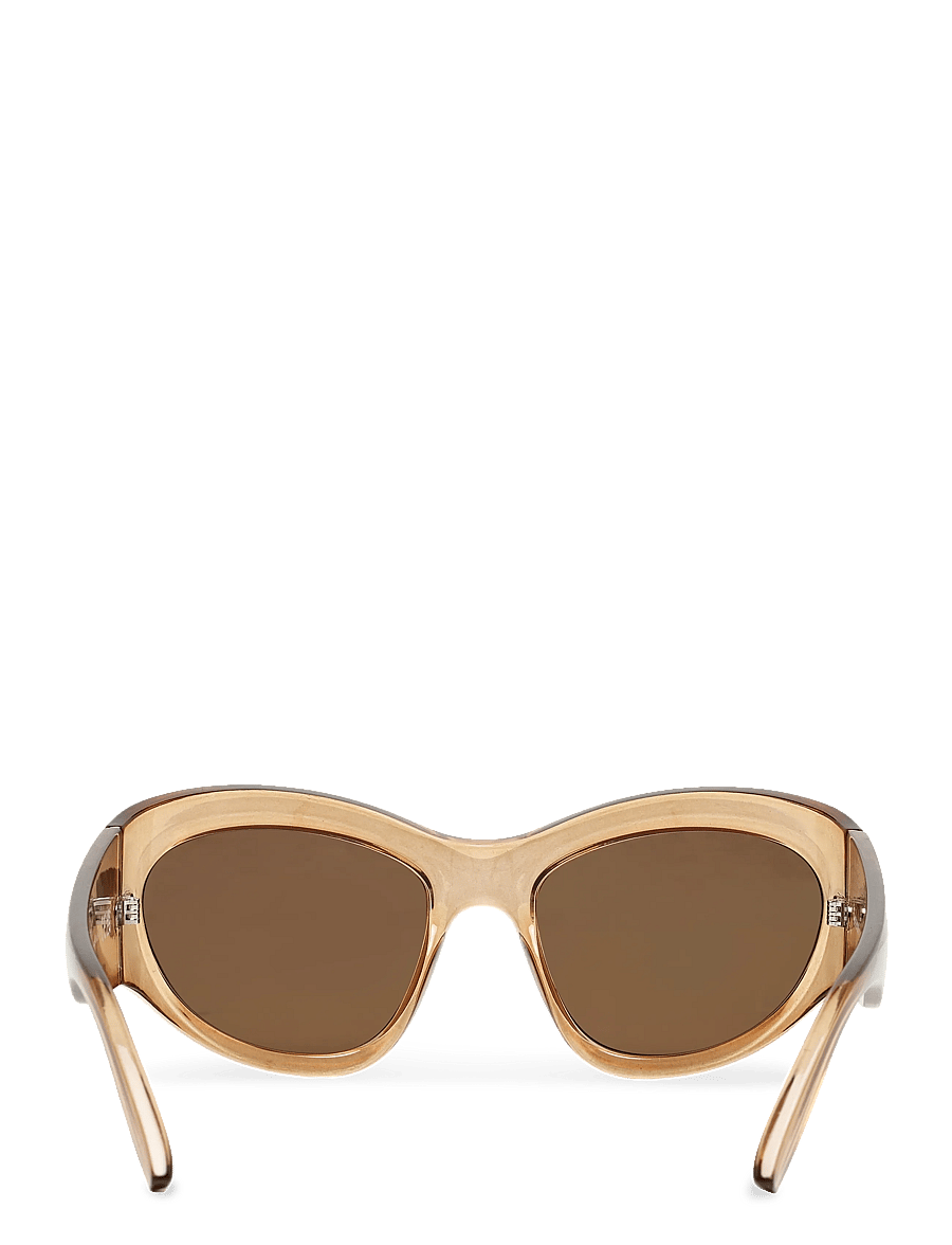 Weekday - Oversized Sunglasses - runde solbriller - tinted brown - 1