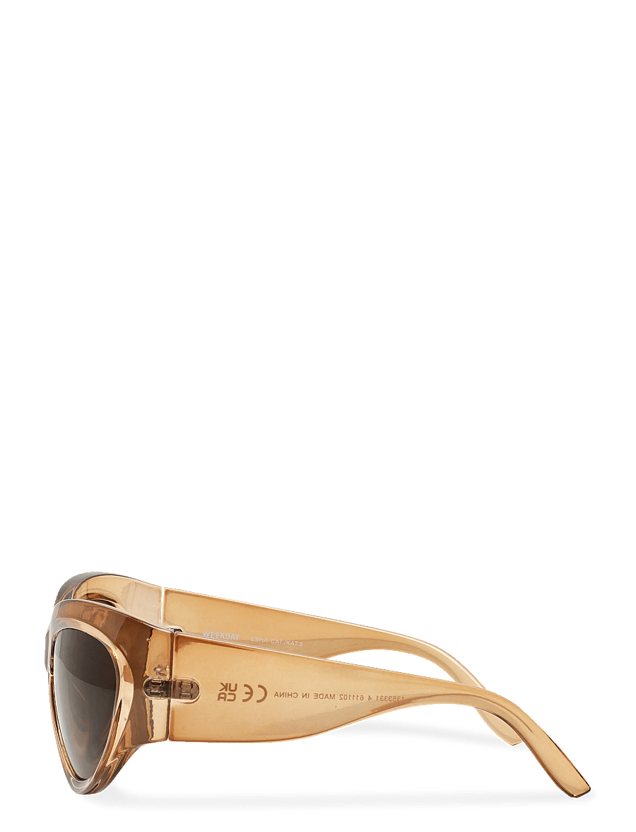Weekday - Oversized Sunglasses - runde solbriller - tinted brown - 3