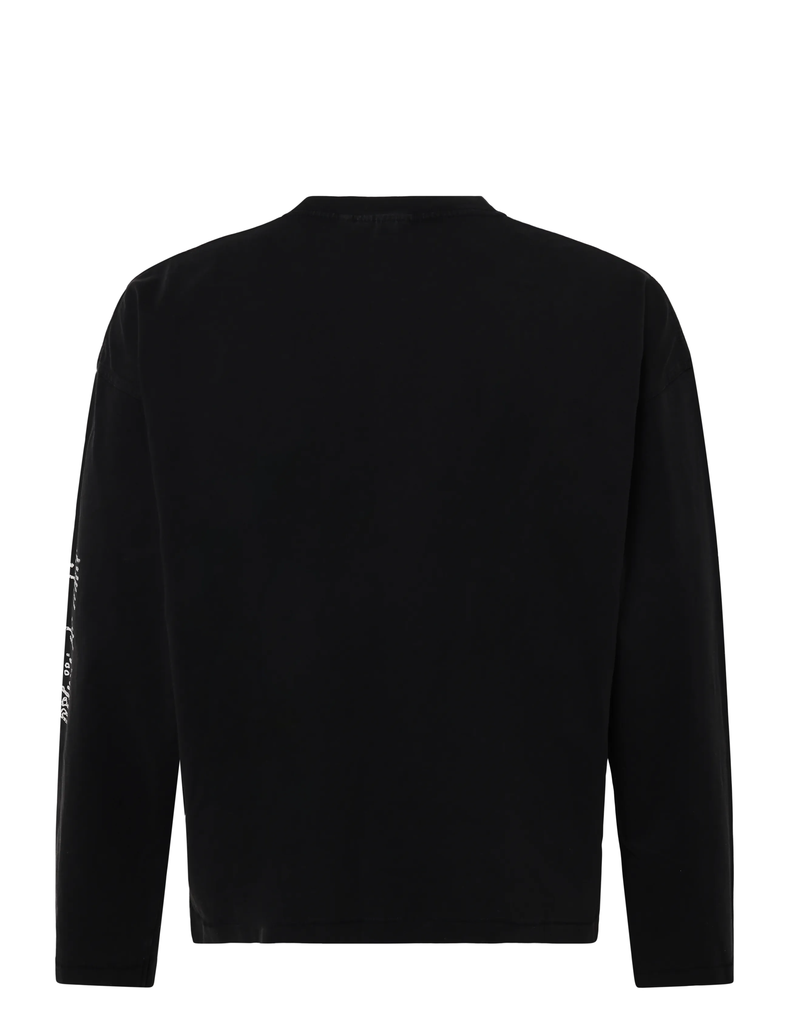 Weekday - Oversized Graphic Long-sleeve - langärmelige t-shirts - black "spiral" - 1