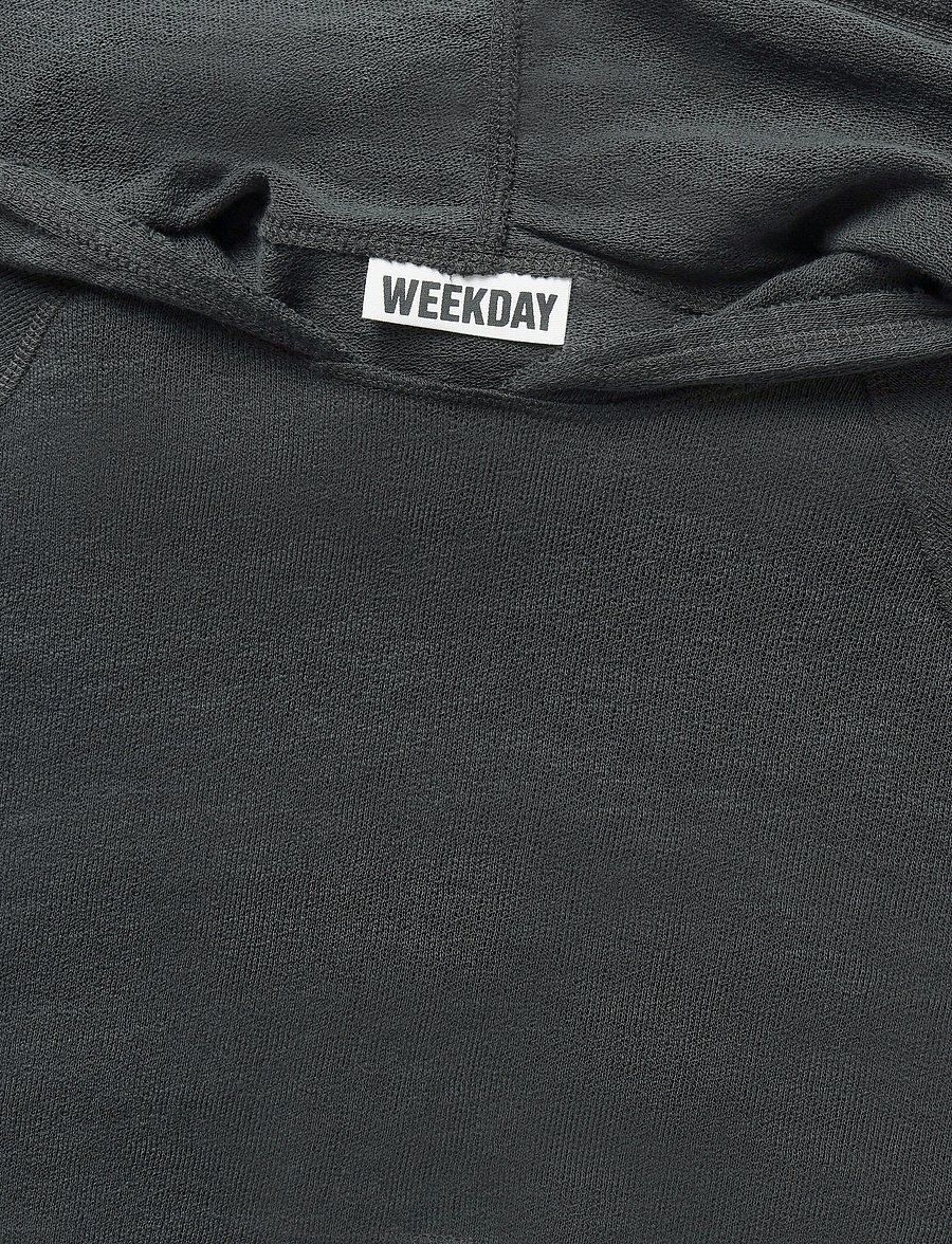 Weekday - Hooded Bolero - crop tops - dark grey - 2