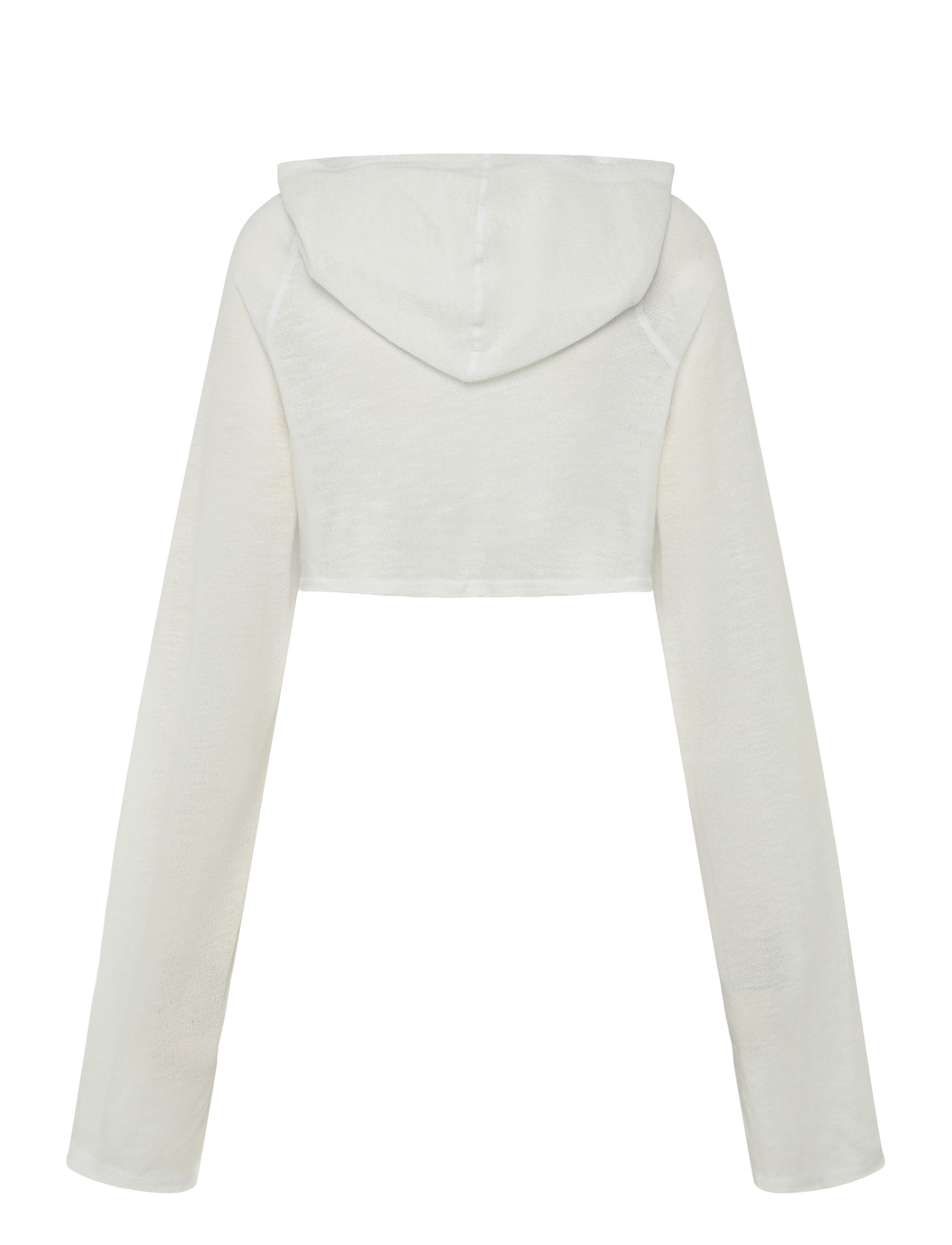 Weekday - Hooded Bolero - off white - 1