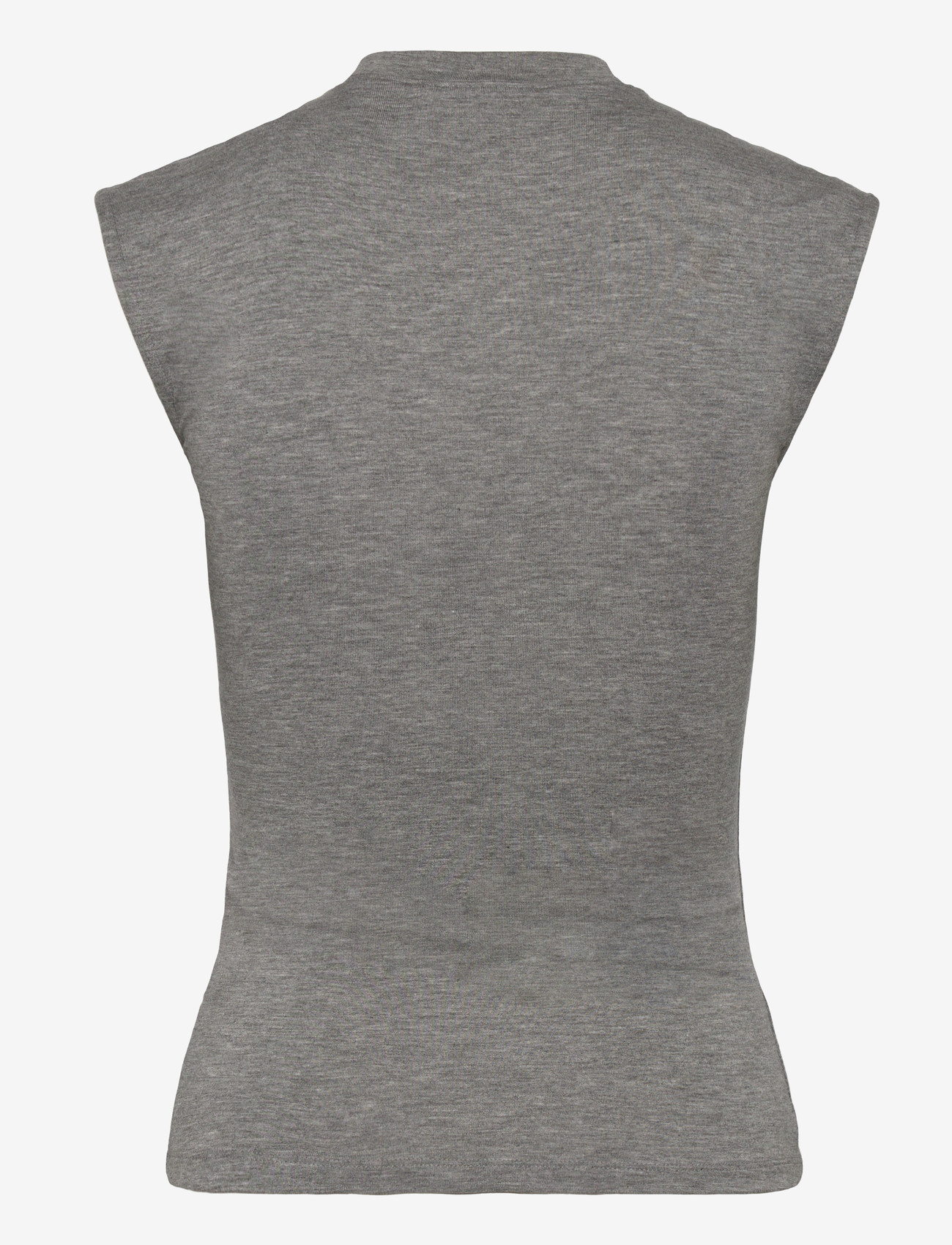 Weekday - Pearl Button Up Top - topid ja varrukateta alussärgid - grey melange - 1