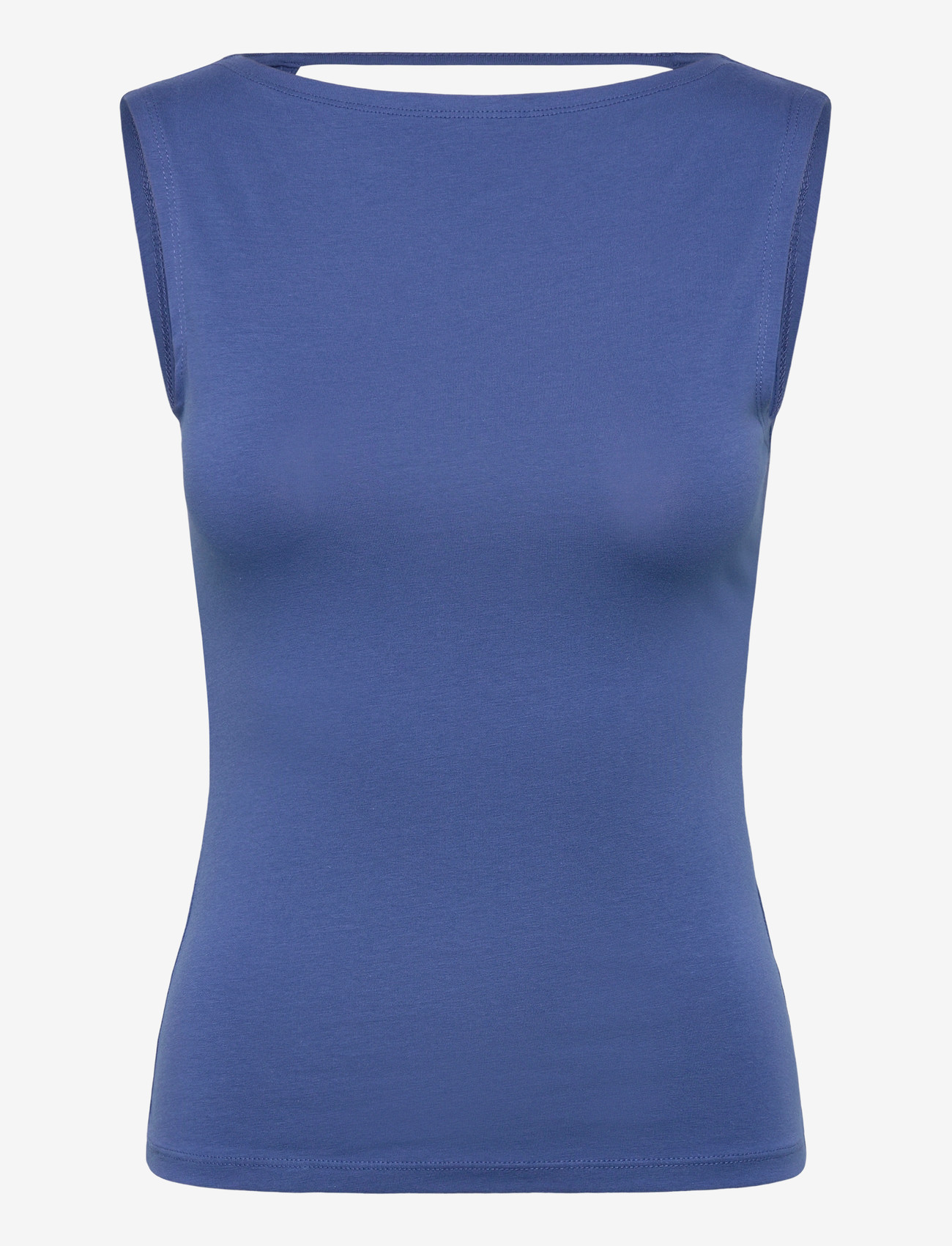 Weekday - Open Back Tank Top - tanktops - blue medium - 0