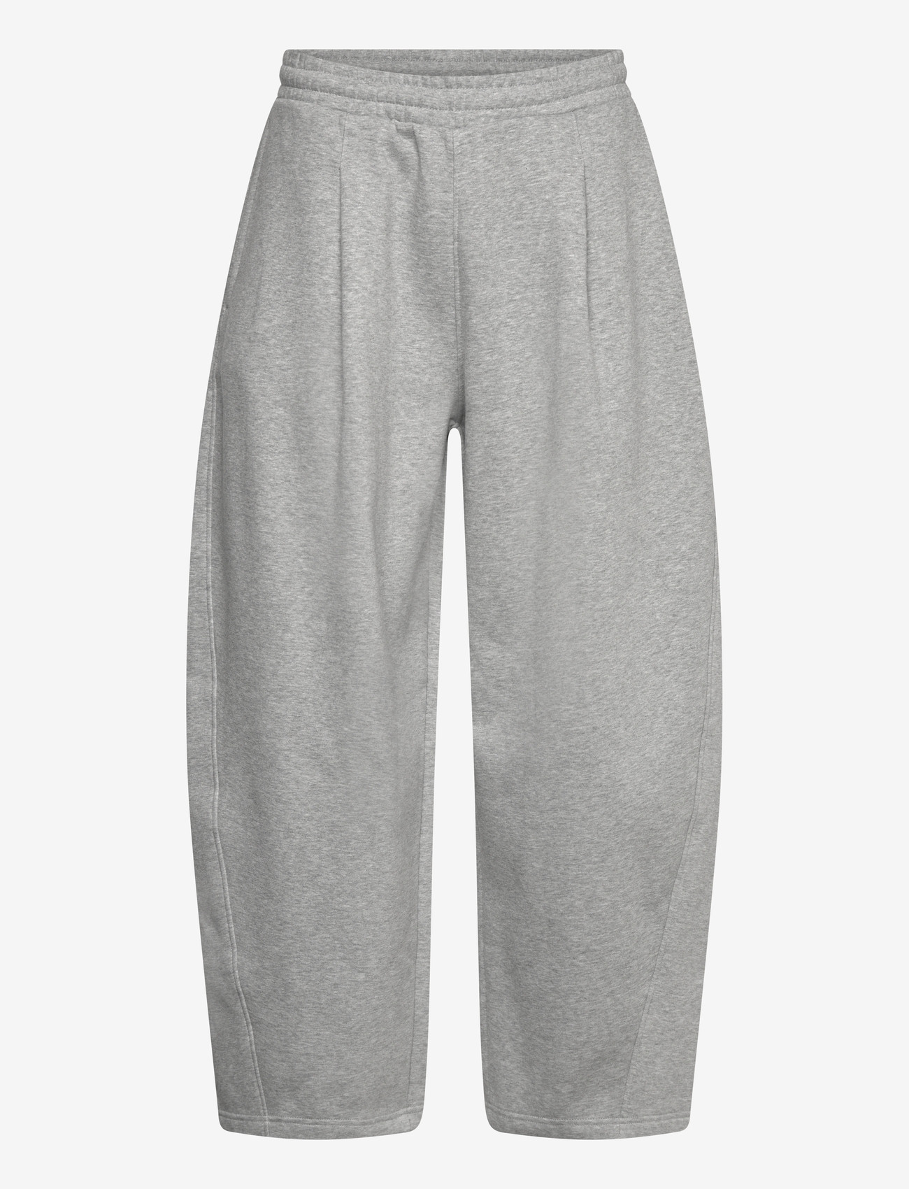 Weekday - Pleated Sweatpants - kupuj według okazji - grey melange - 0