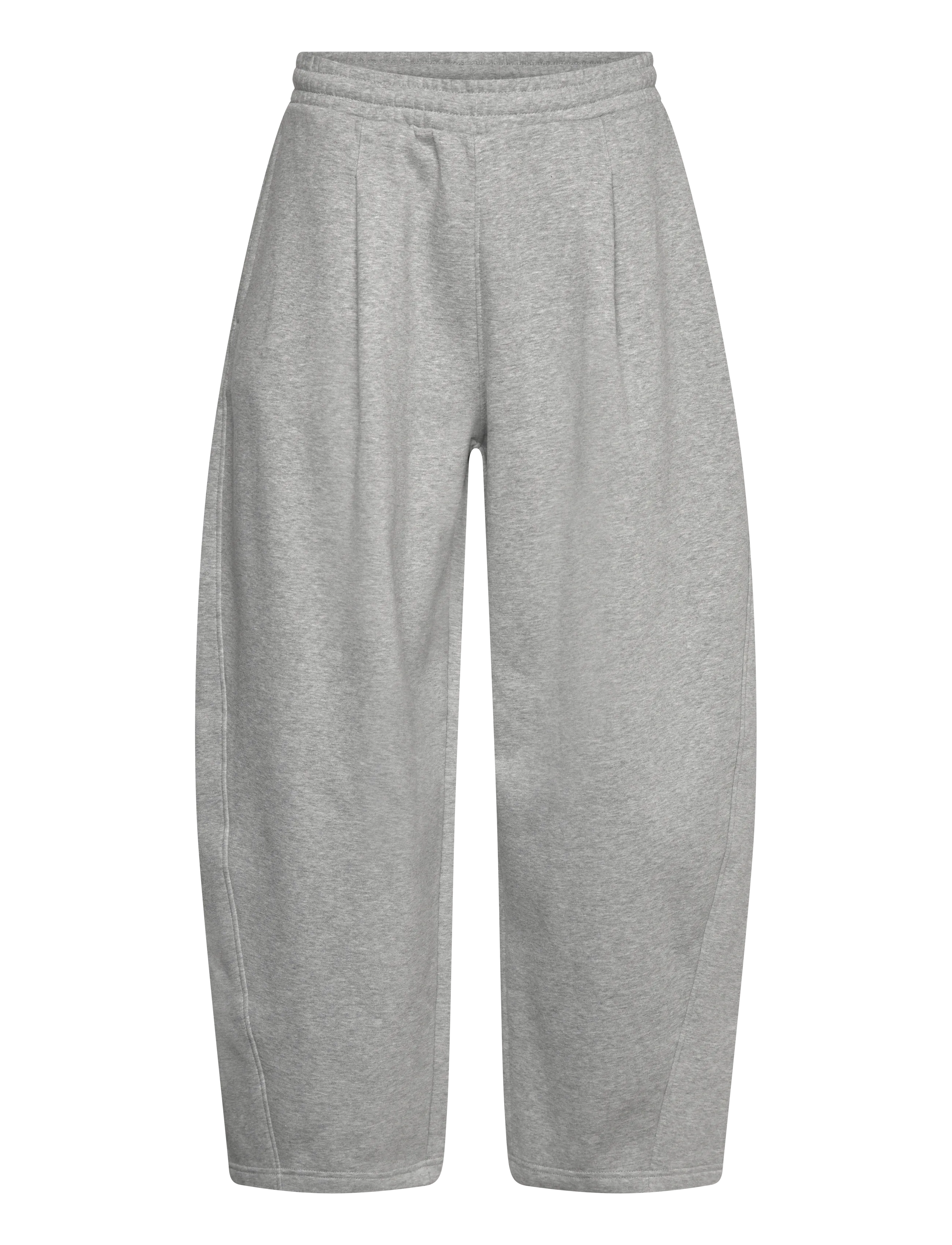 Weekday Pleated Sweatpants - Nouveautés - GREY MELANGE / grey