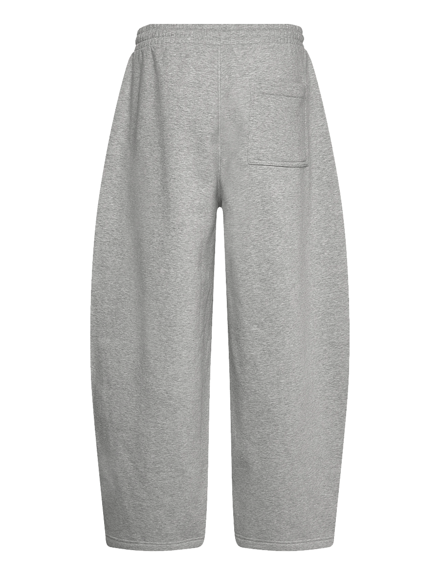 Weekday - Loose Pleated Sweatpants - shop by occasion - grey melange - 2