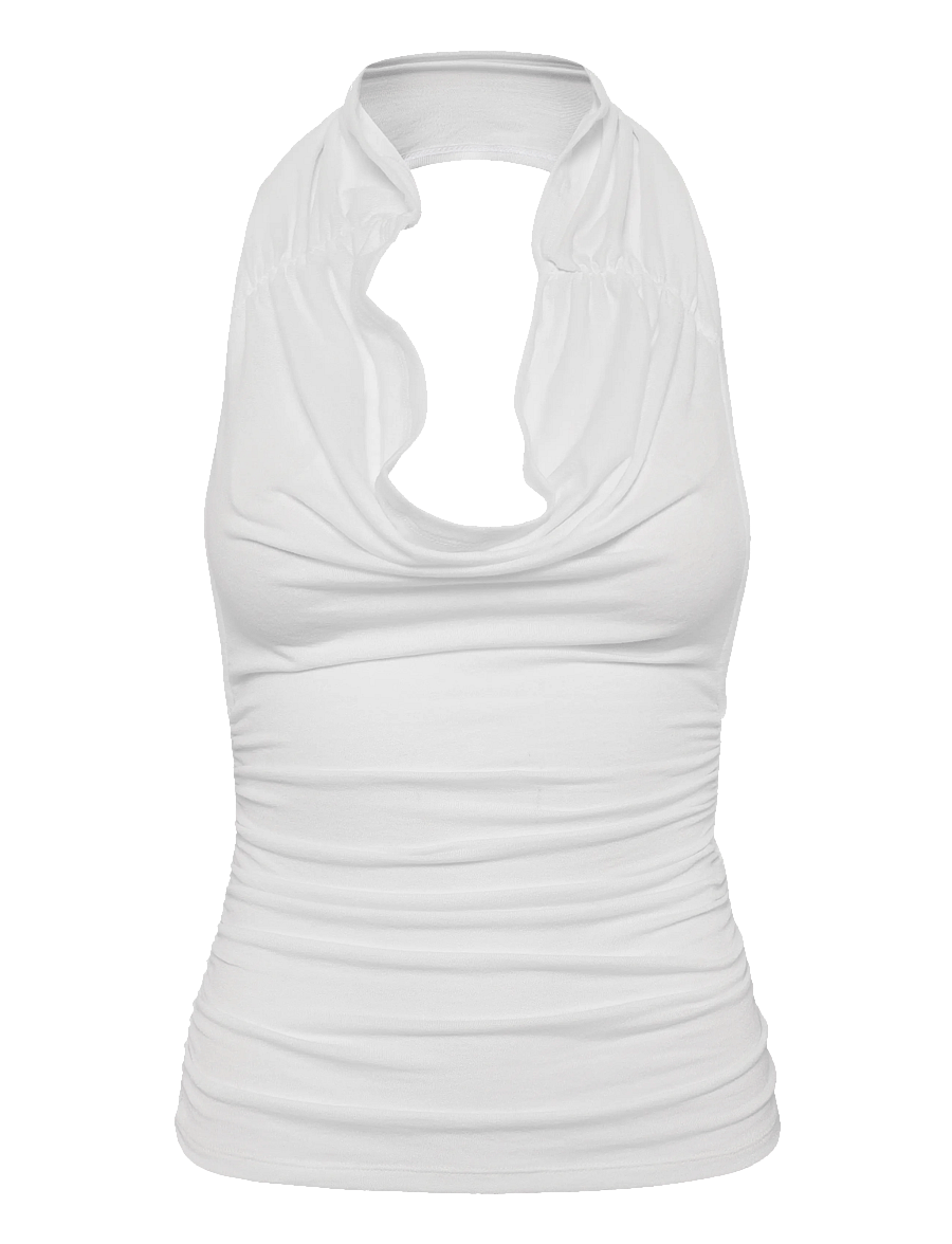 Weekday - Open Back Top - tanktops - off white - 0