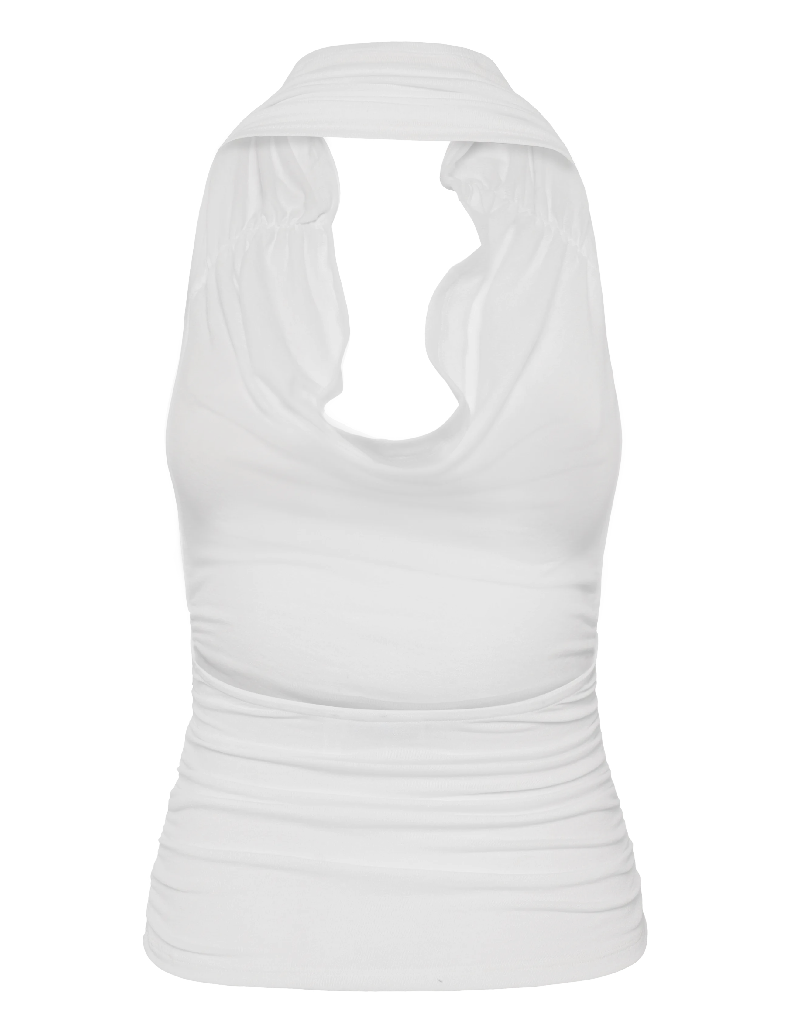 Weekday - Open Back Top - off white - 1