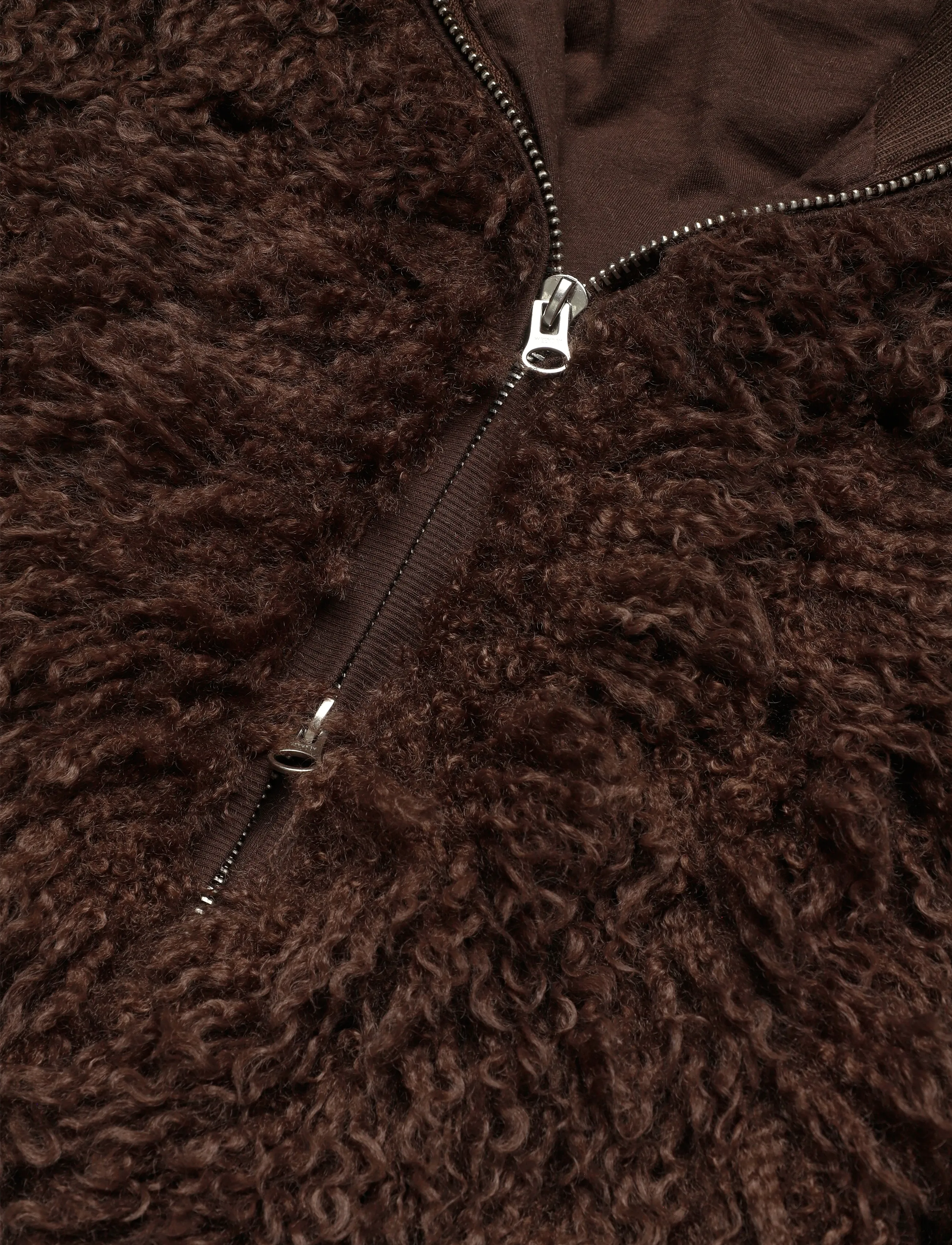 Weekday - Faux fur jacket - brown dark - 3