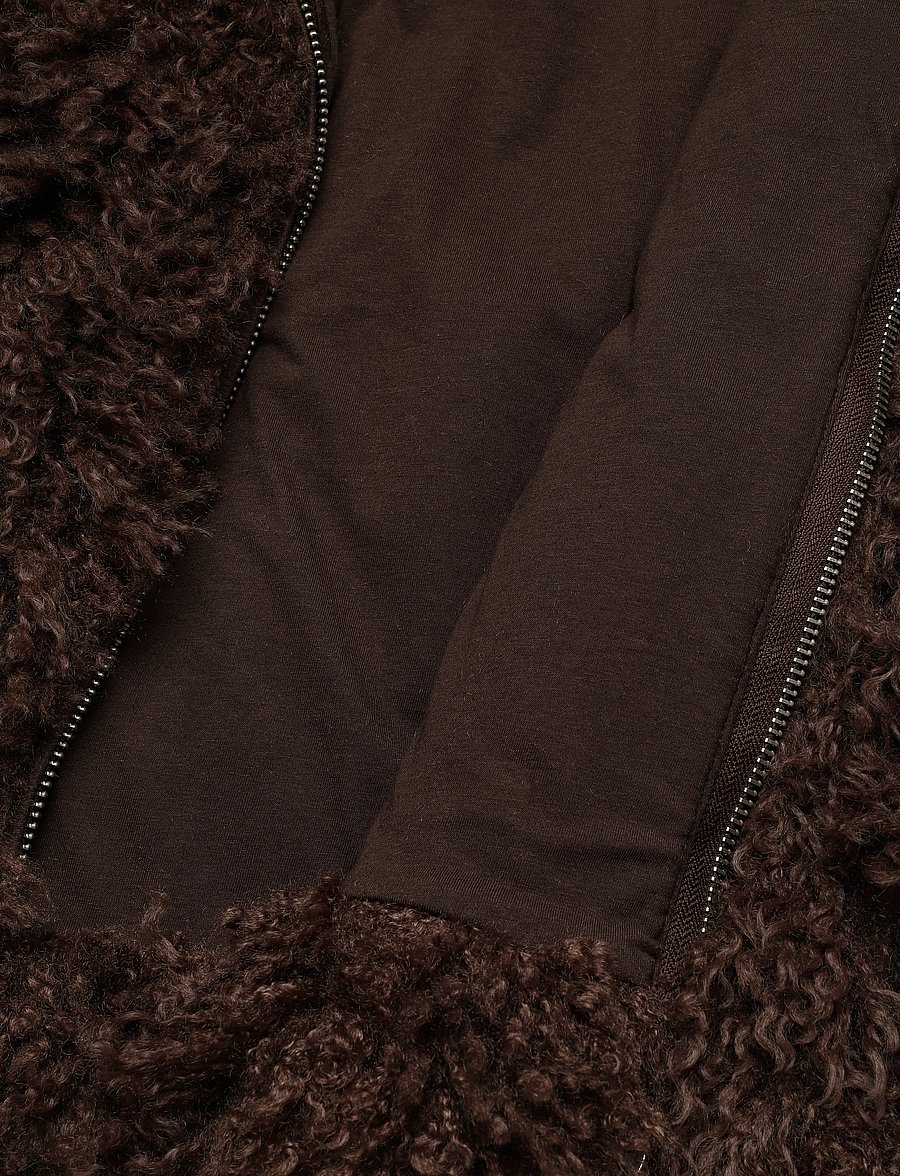 Weekday - Faux fur jacket - faux fur - brown dark - 4