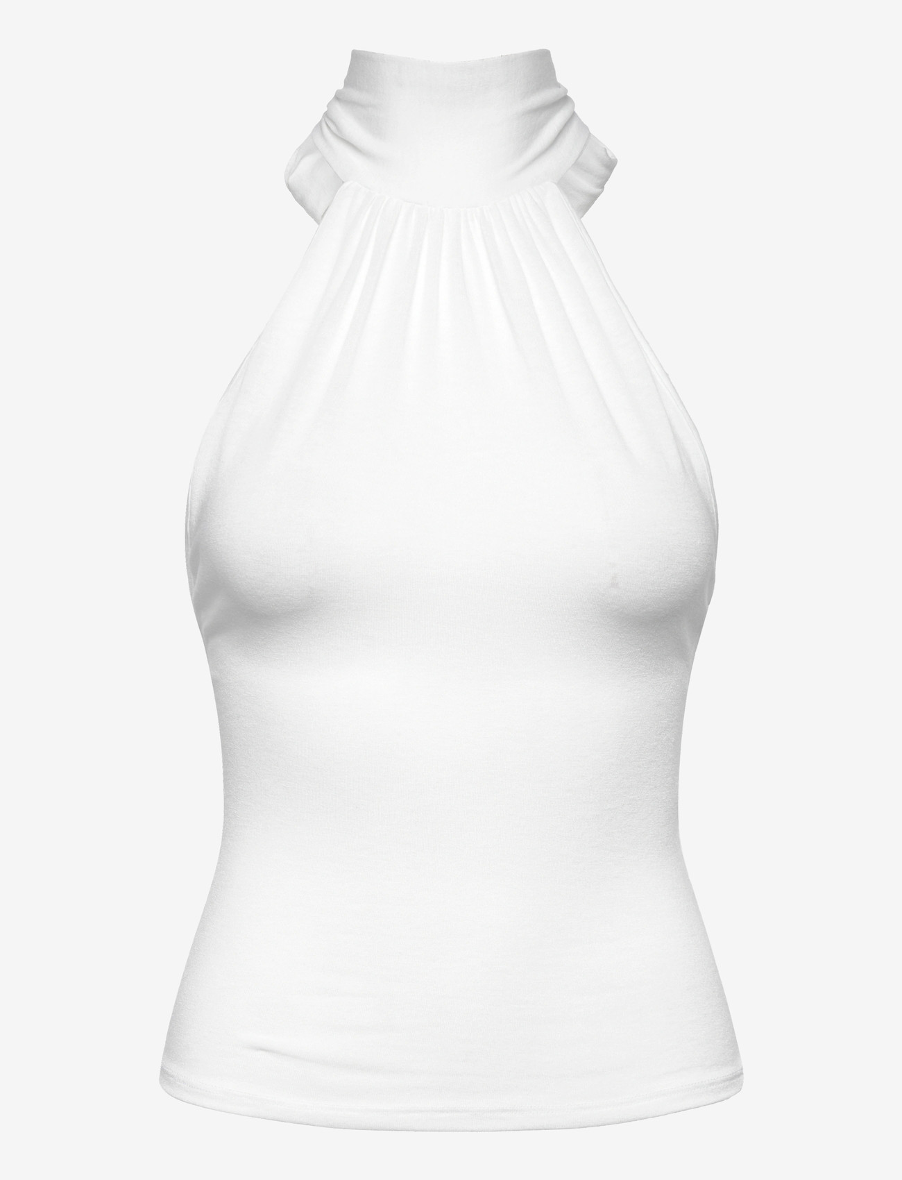 Weekday - Halterneck Top - tanktops - white - 0