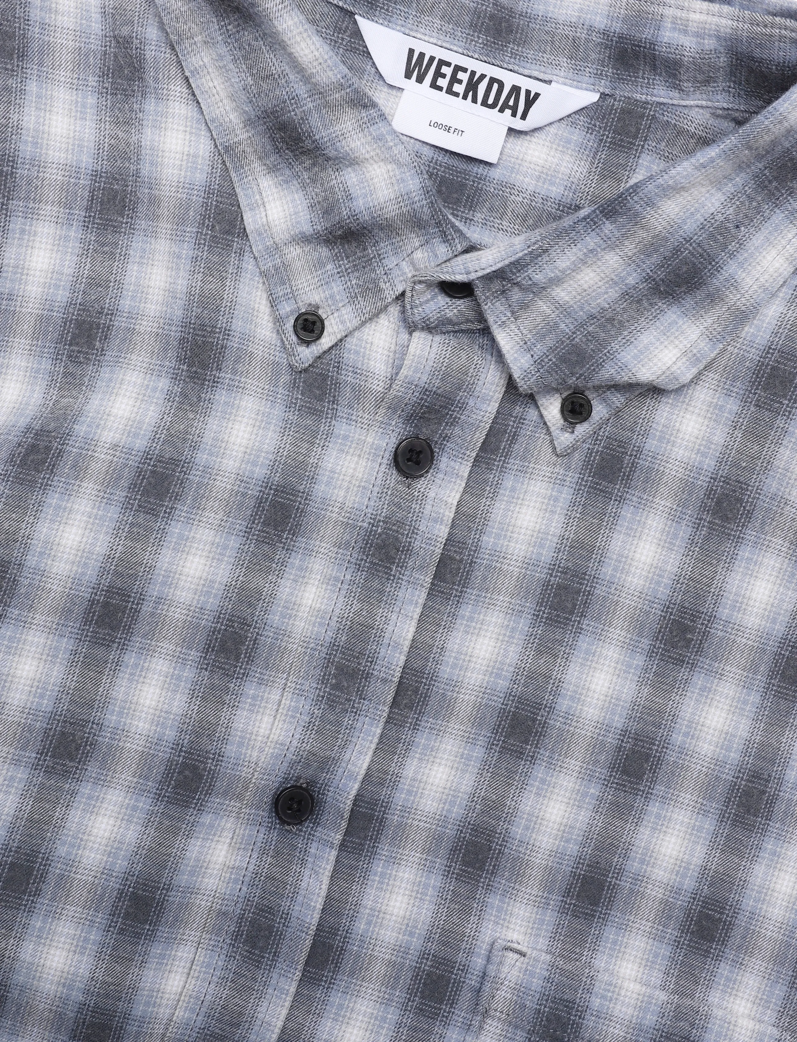 Weekday - Lloyd Loose Fit Flannel Shirt - flanellsärgid - shadow check - 2