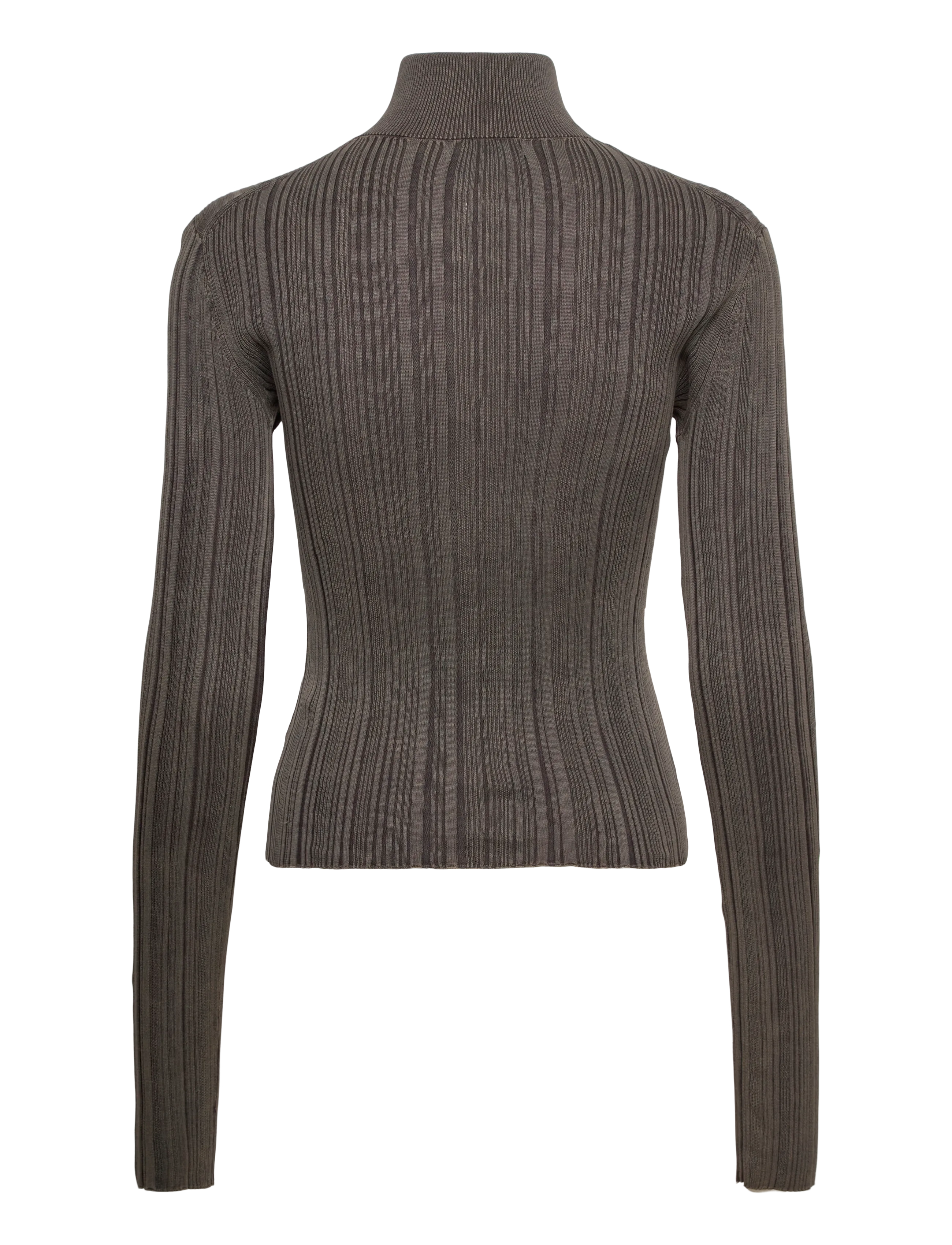 Weekday - Ribbed fitted cardigan - dark grey - 1