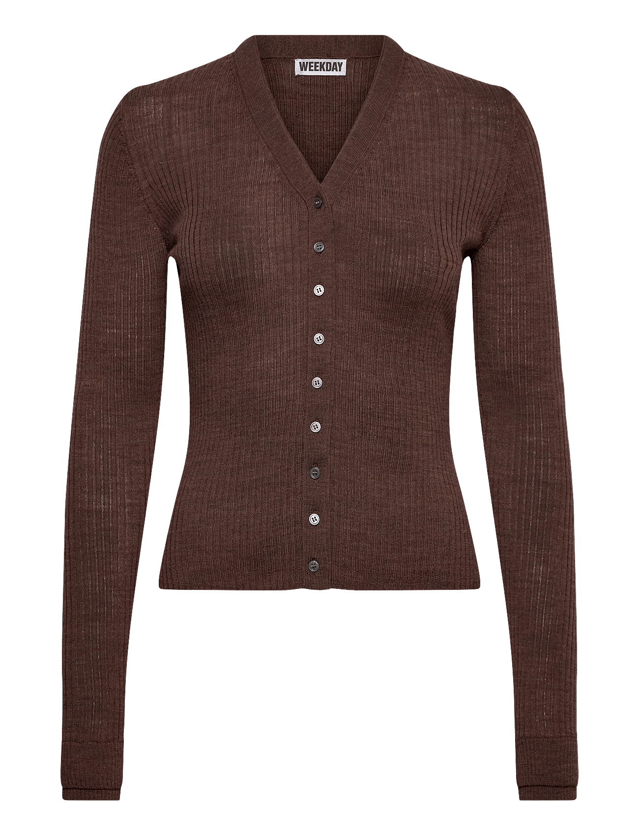 Weekday - V-Neck Merino Cardigan -