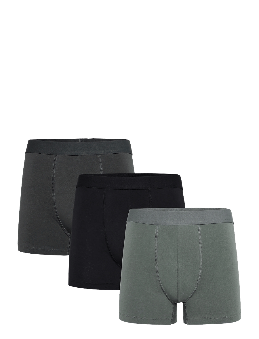 Weekday - 3-pack Boxer Briefs - unterhosen im multipack - khaki & green & black - 0