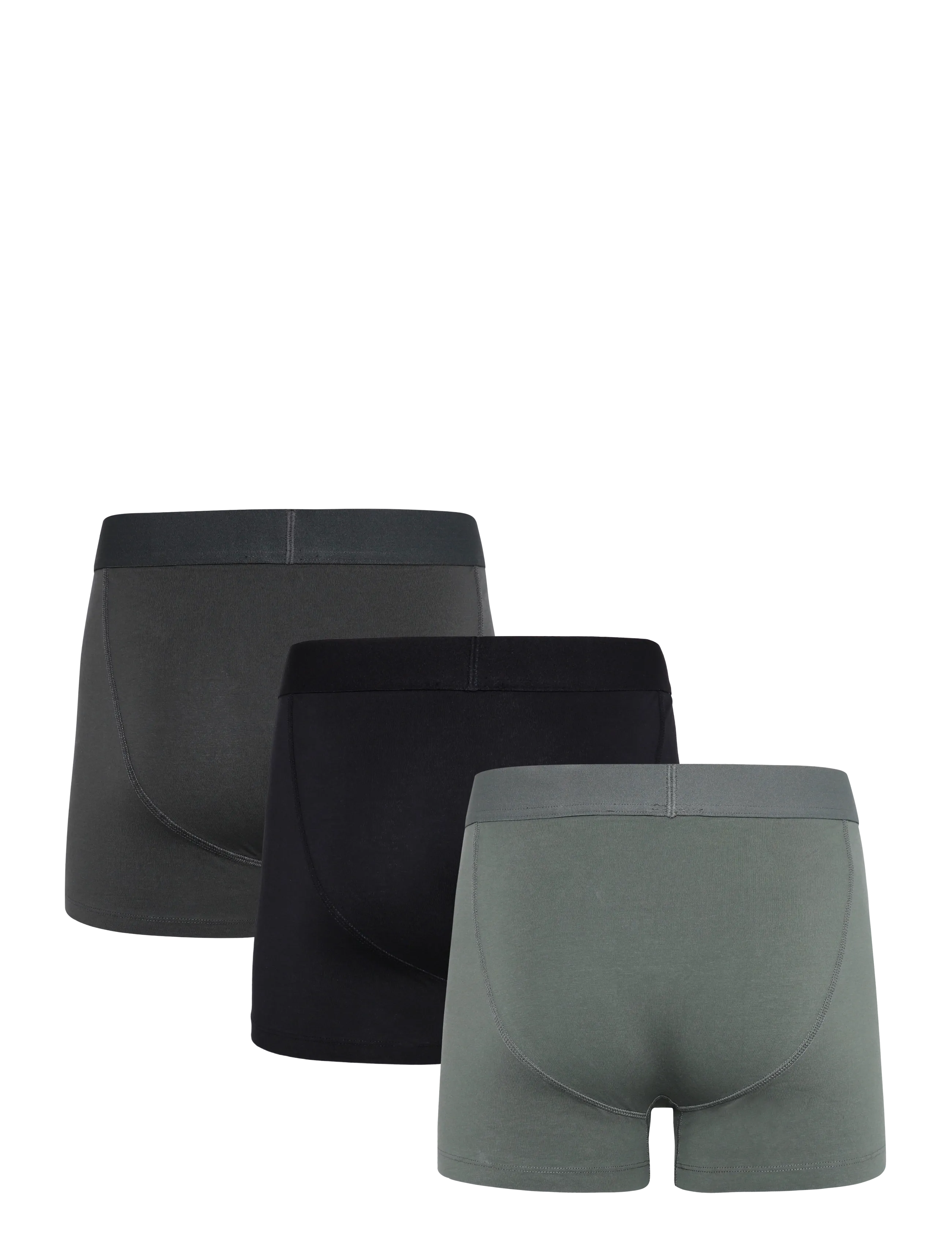 Weekday - 3-pack Boxer Briefs - unterhosen im multipack - khaki & green & black - 1