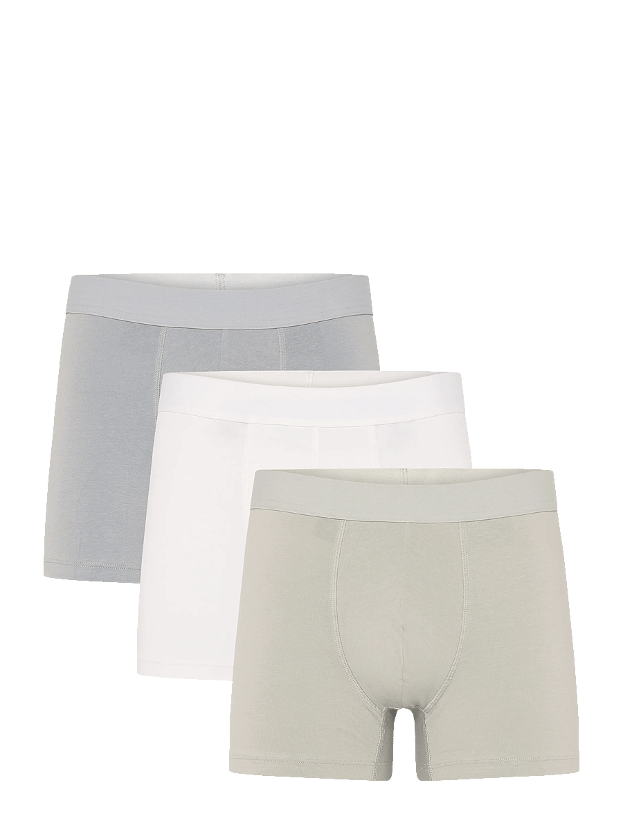 Weekday - 3-pack Boxer Briefs - multipack underpants - white & sage & dusty grey - 0