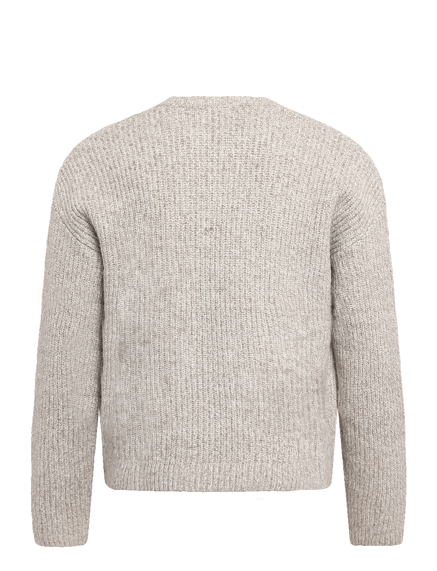 Weekday - Chunky knit relaxed sweater - rundhals - beige twist - 1