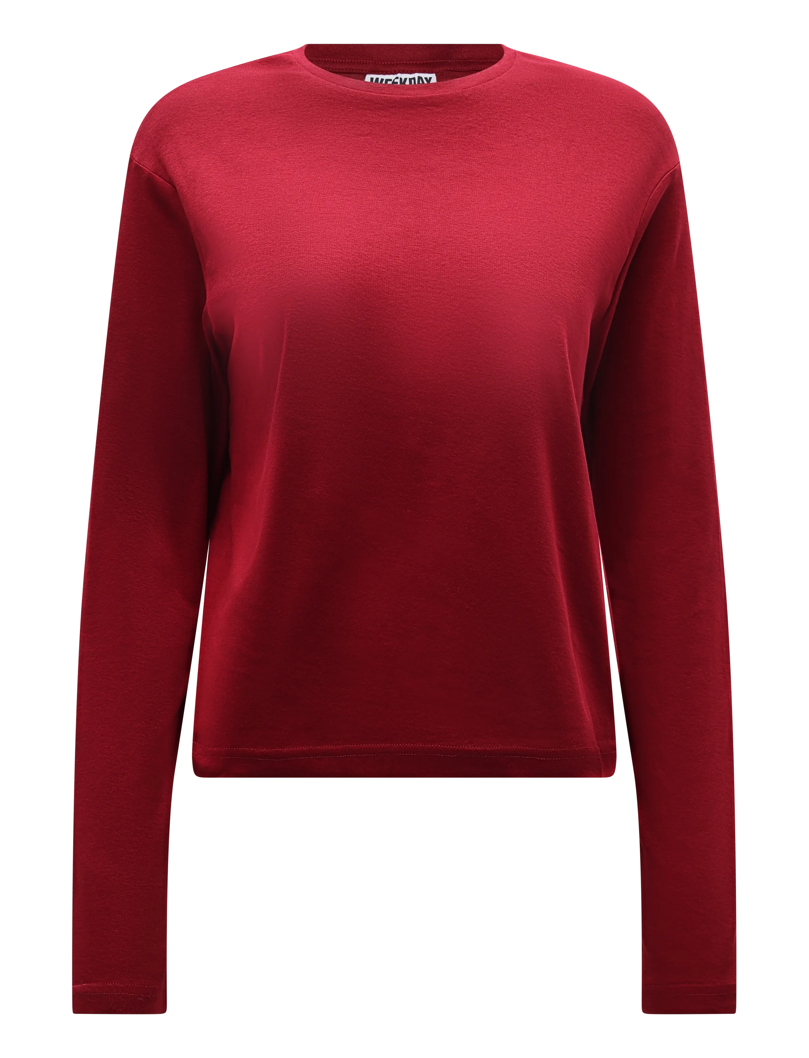 Weekday Niki Long Sleeve T-shirt - T-paidat & topit - CHERRY RED / red