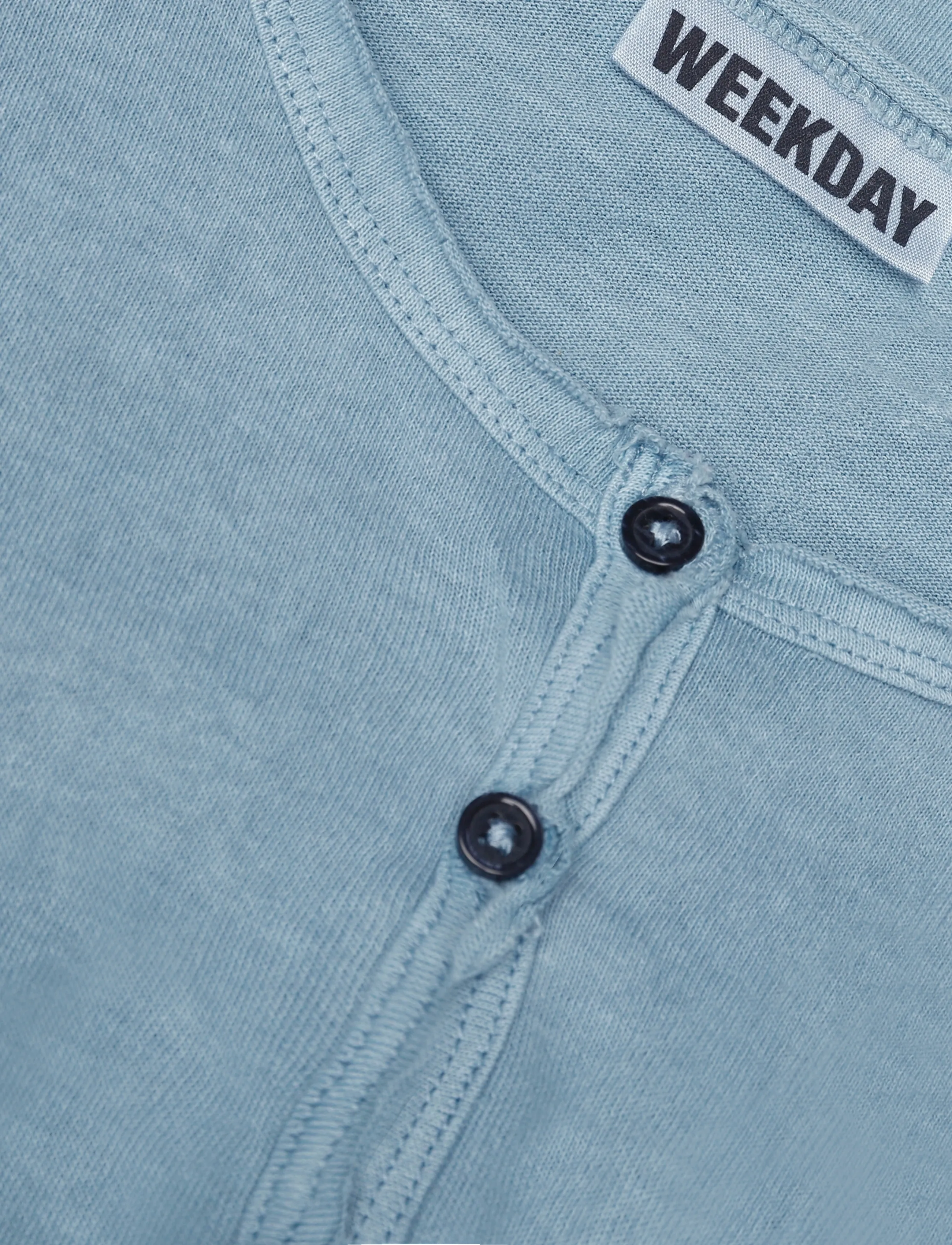 Weekday - Slim jersey cardigan - strickjacken - dusty blue - 2