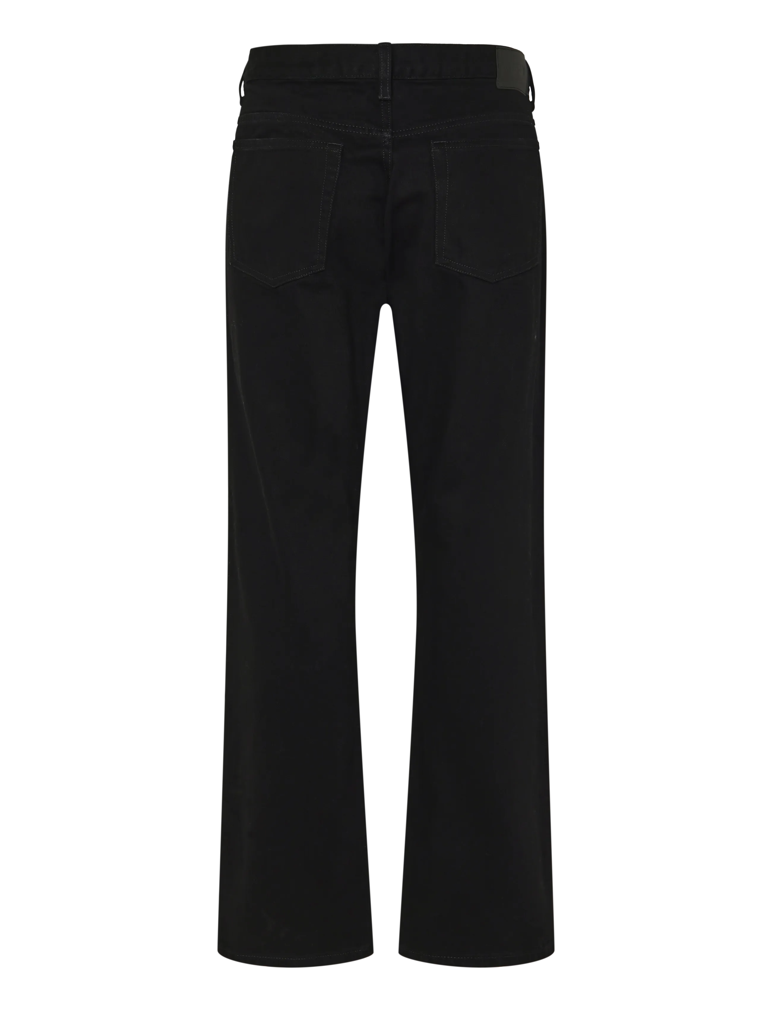 Weekday - Space Mid Rise Relaxed Straight Jeans - black rinse - 1