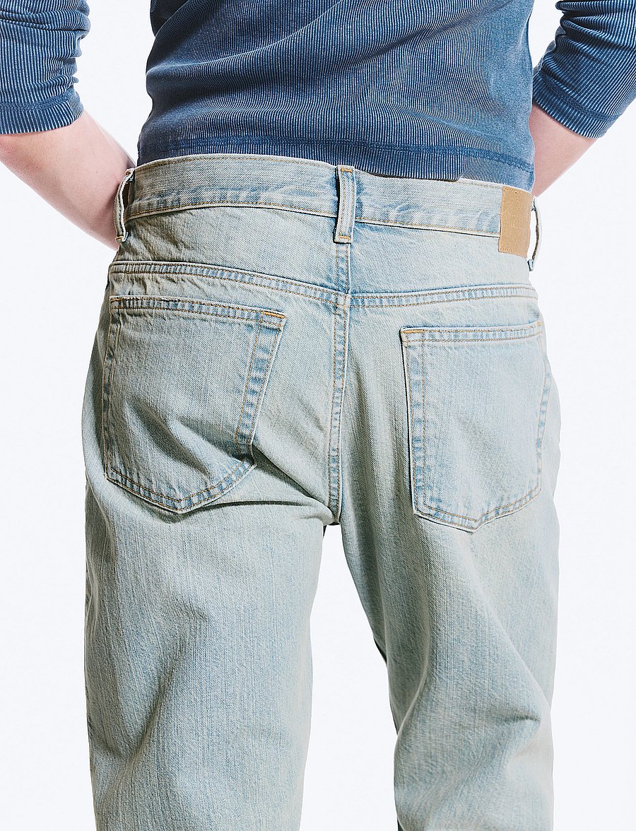 Weekday - Space Mid Rise Relaxed Straight Jeans - normale jeans - blaze blue - 5