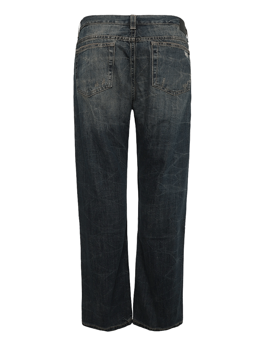 Weekday - Space Mid Rise Relaxed Straight Jeans - klassikalised teksad - marina blue - 1