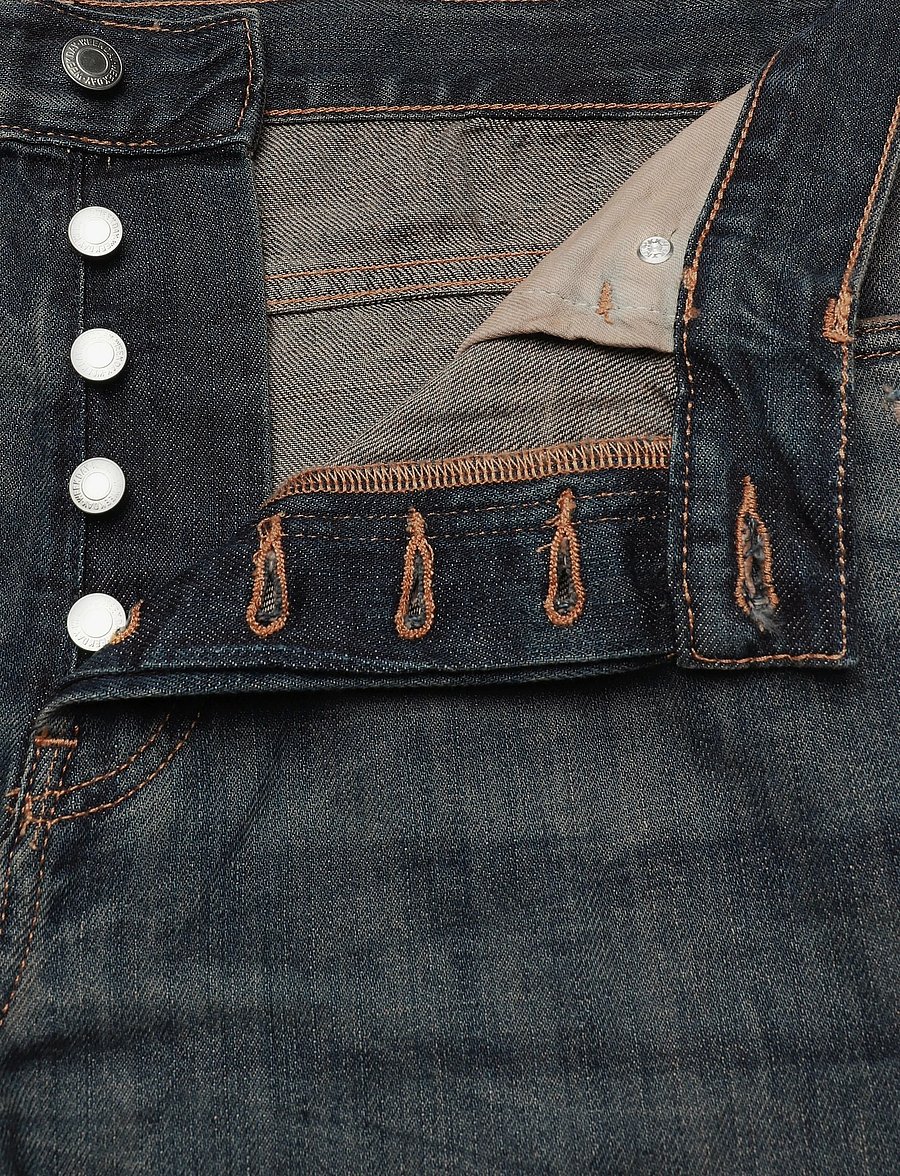 Weekday - Space Mid Rise Relaxed Straight Jeans - klassikalised teksad - marina blue - 3