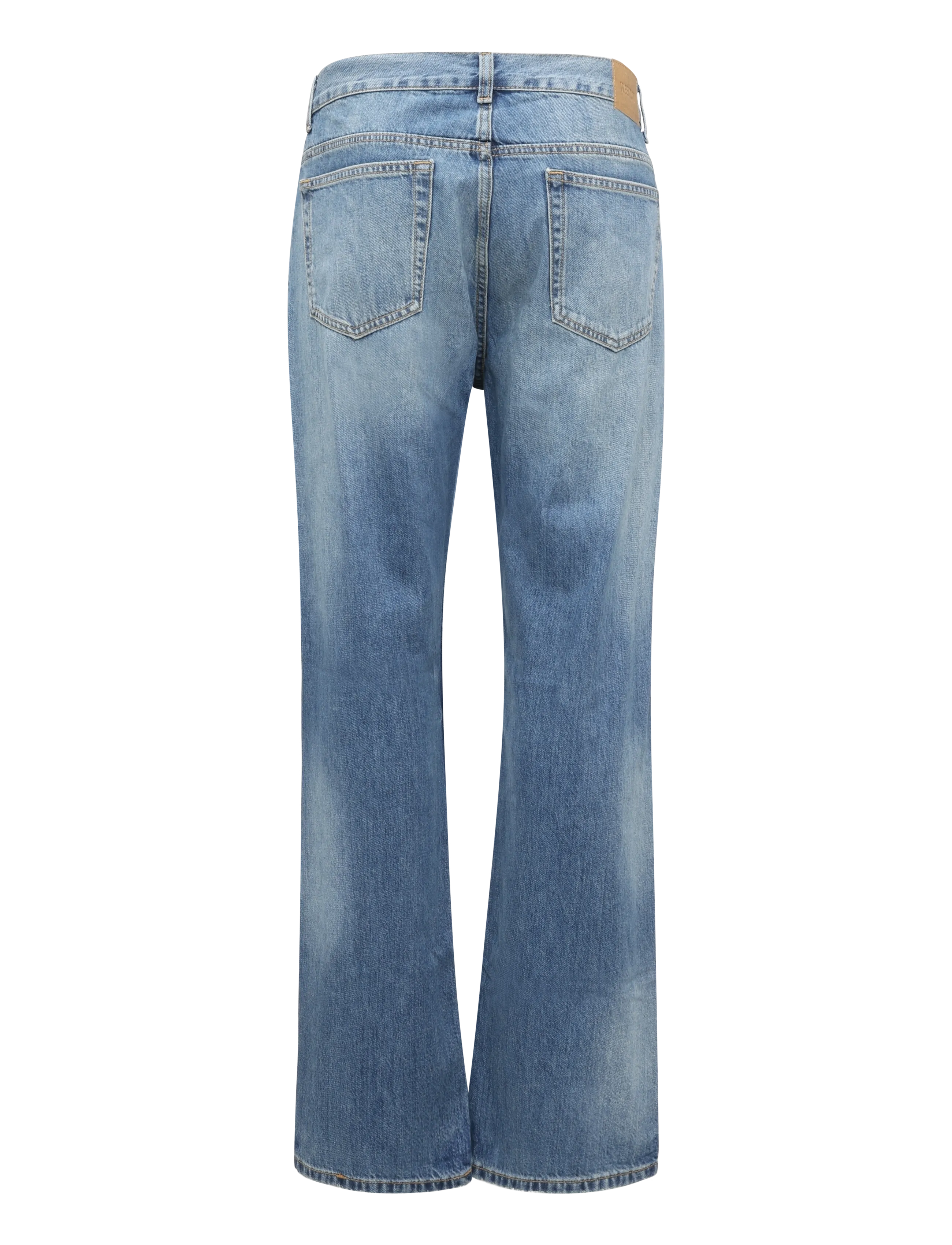 Weekday - Space Mid Rise Relaxed Straight Jeans - normale jeans - stirrup blue - 1