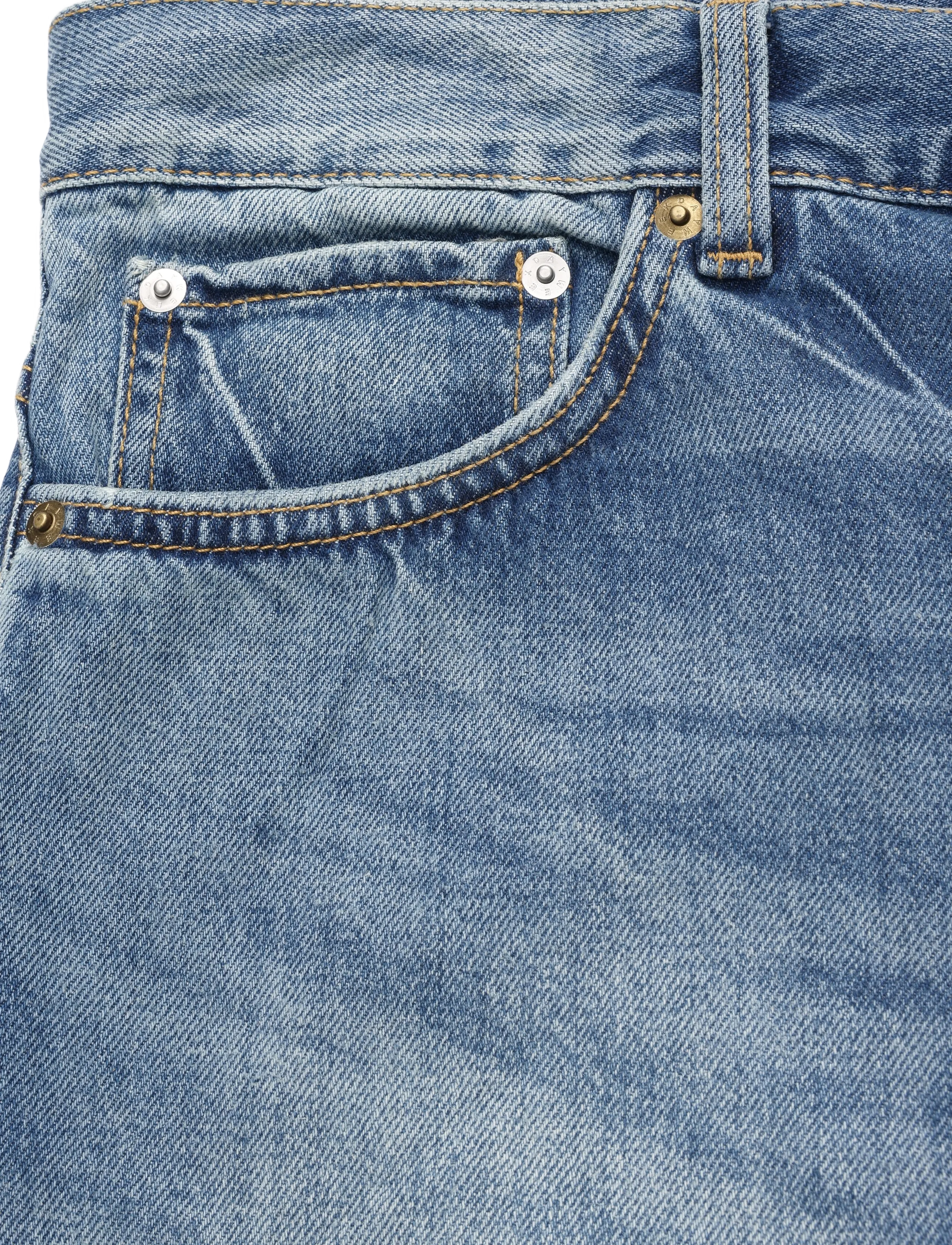 Weekday - Space Mid Rise Relaxed Straight Jeans - normale jeans - stirrup blue - 2