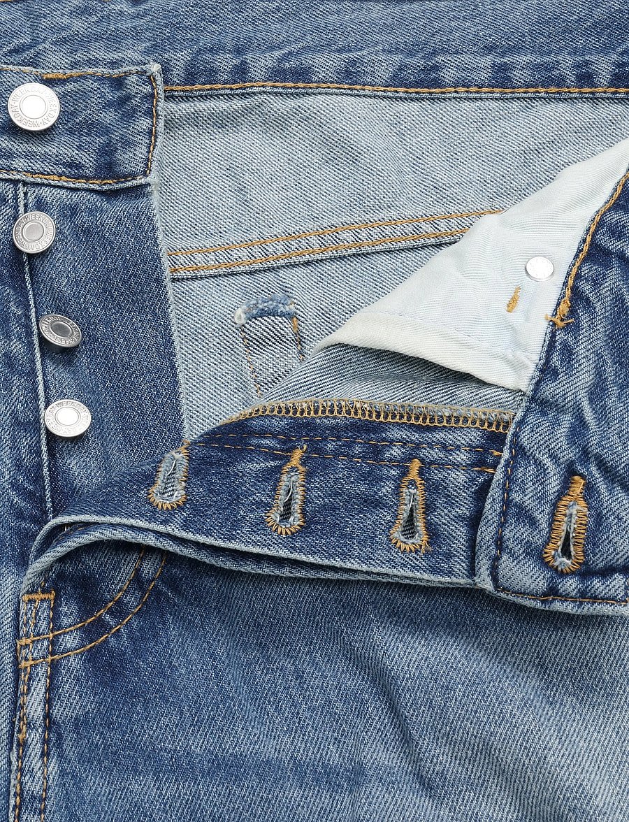 Weekday - Space Mid Rise Relaxed Straight Jeans - normale jeans - stirrup blue - 3
