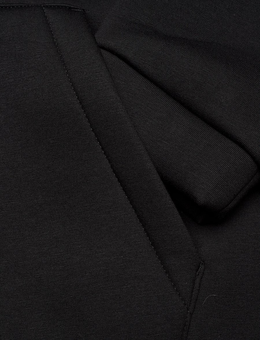 Weekday - Sammy Scuba Bonded Zip-Hoodie - winterjacken - black - 3