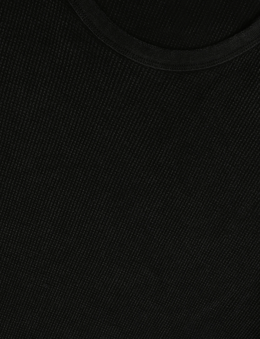 Weekday - Chuck Long Sleeve - langärmelige t-shirts - black - 2
