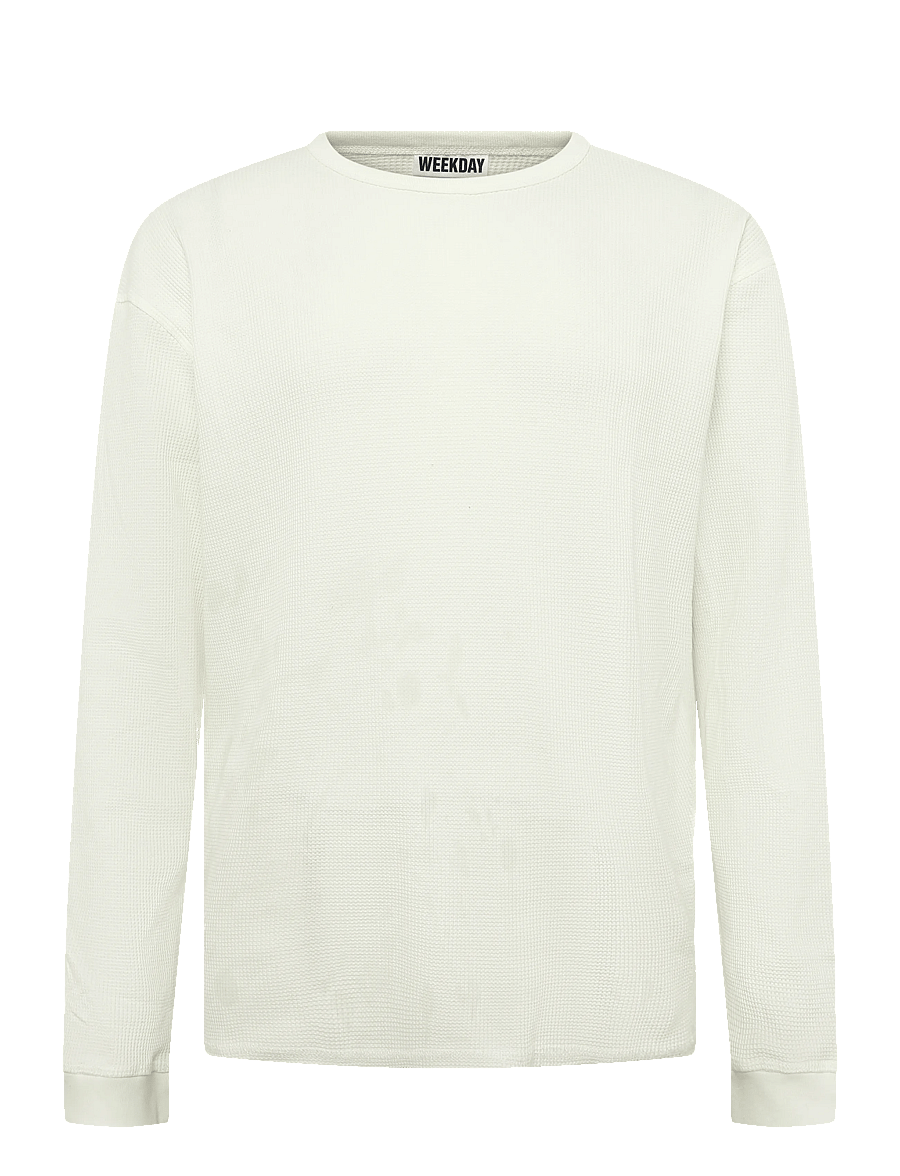 Weekday - Chuck Long Sleeve - langärmelige t-shirts - off white - 0