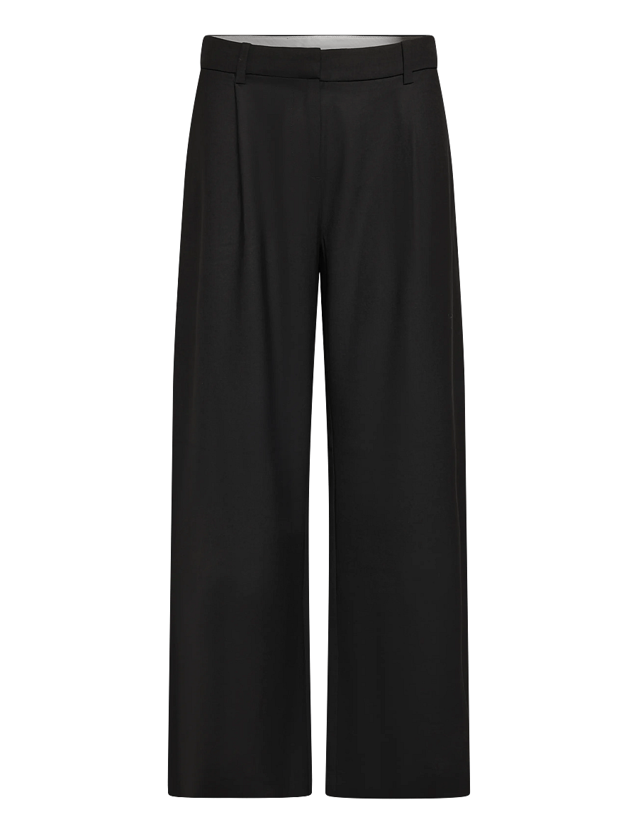 Weekday - Dara Woolblend Suiting Trouser - habitbukser - black - 1