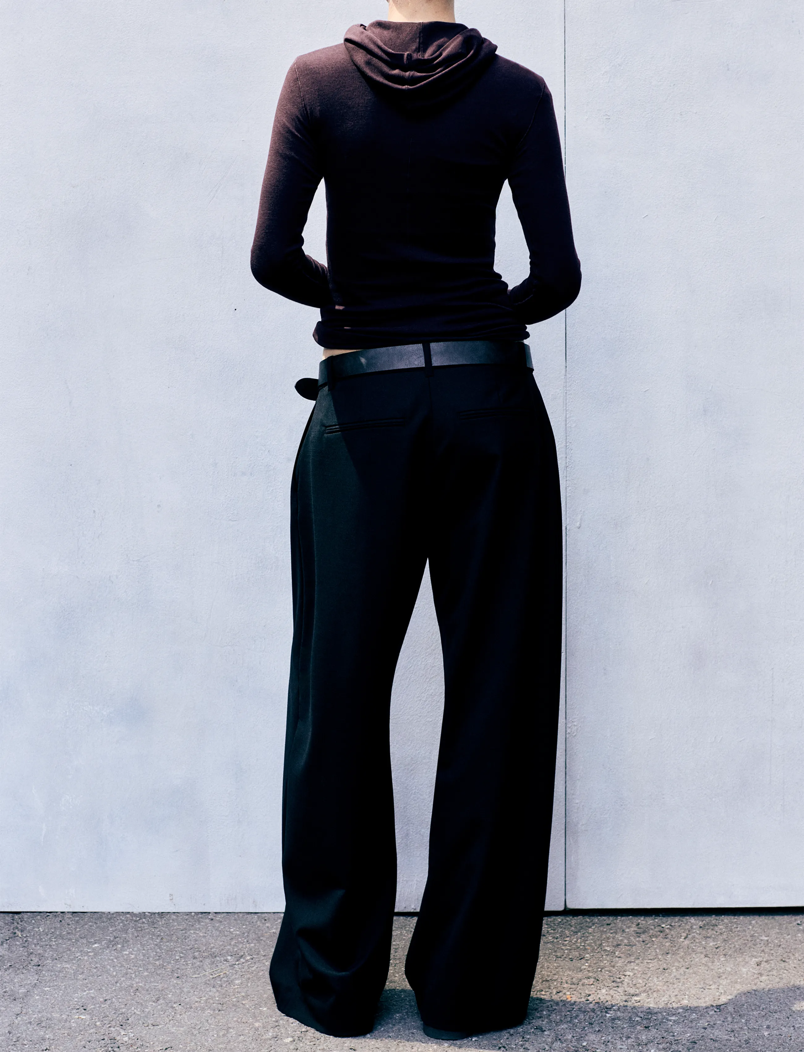 Weekday - Dara Woolblend Suiting Trouser - habitbukser - black - 5
