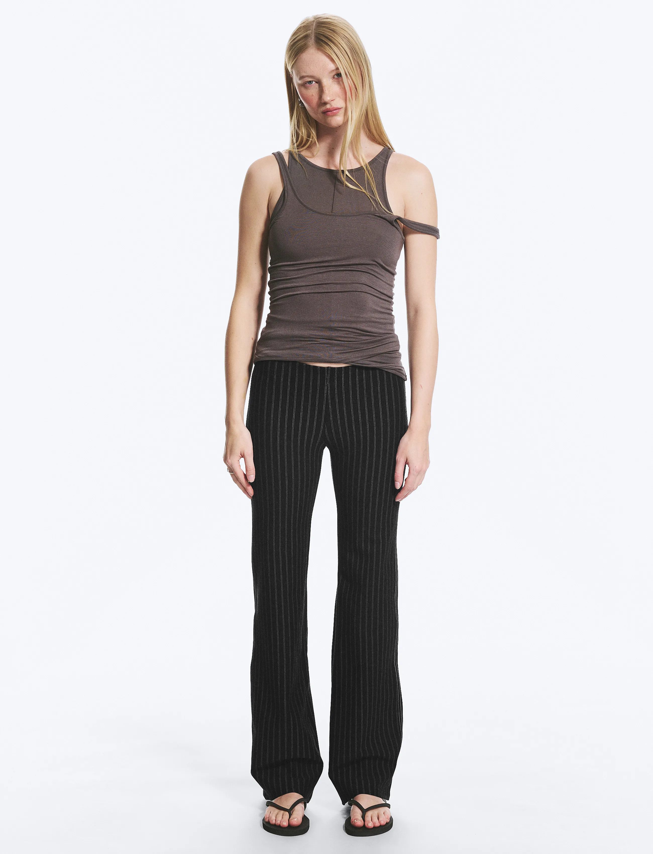 Weekday Suiting Trousers, XS, Grau - Wide Leg, Frauen